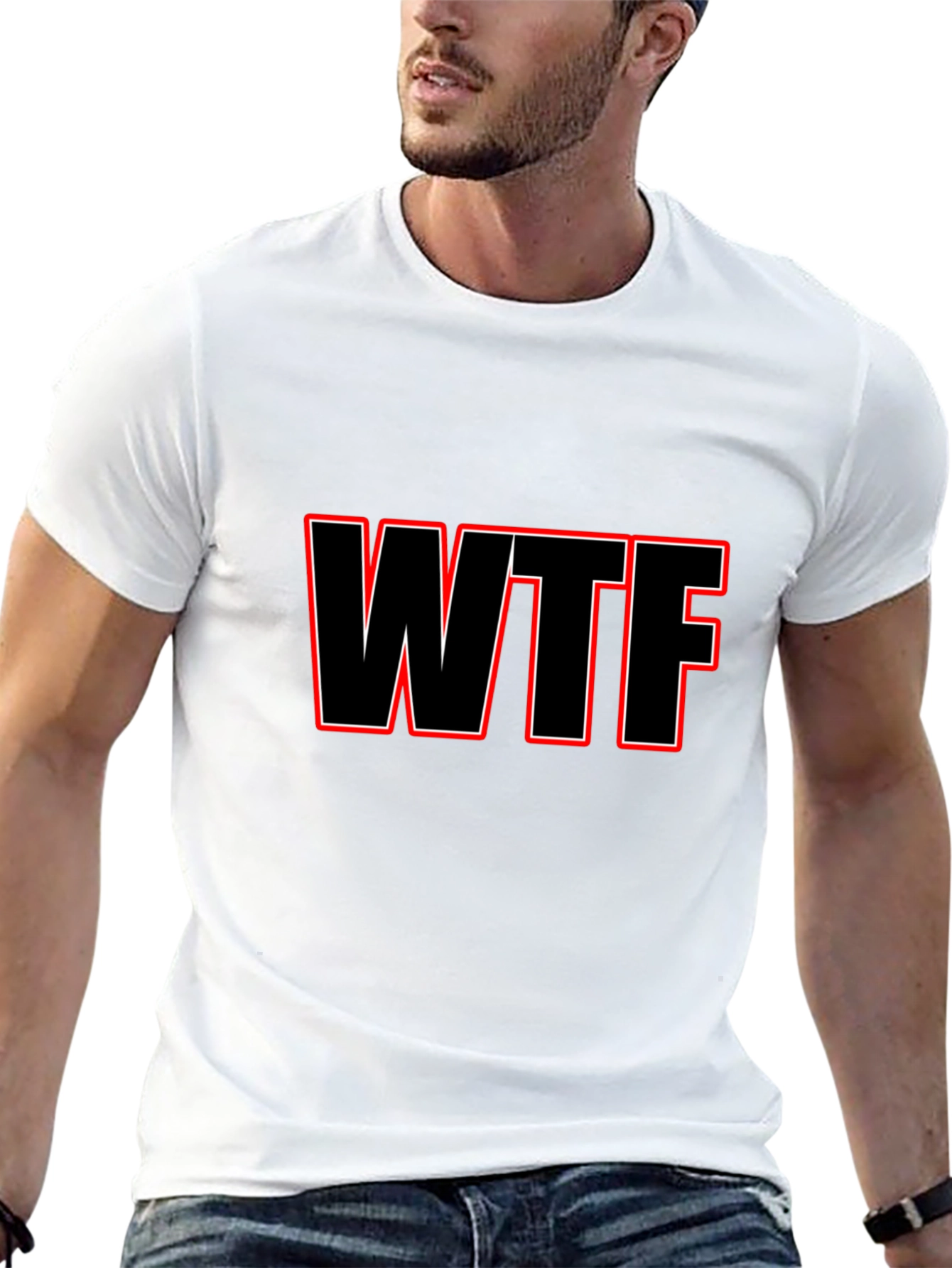 WTF Statement T-Shirt - Bold Slogan Tee