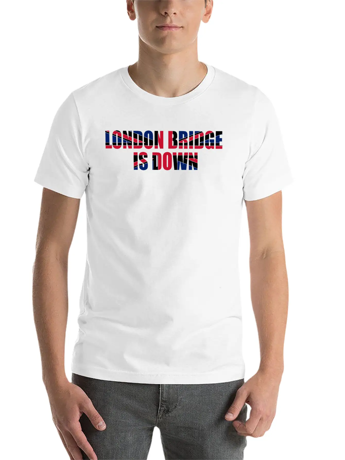 London Bridge Is Downrip Queen Unisex Casual T-Shirt – Clean Design For Daily Comfort