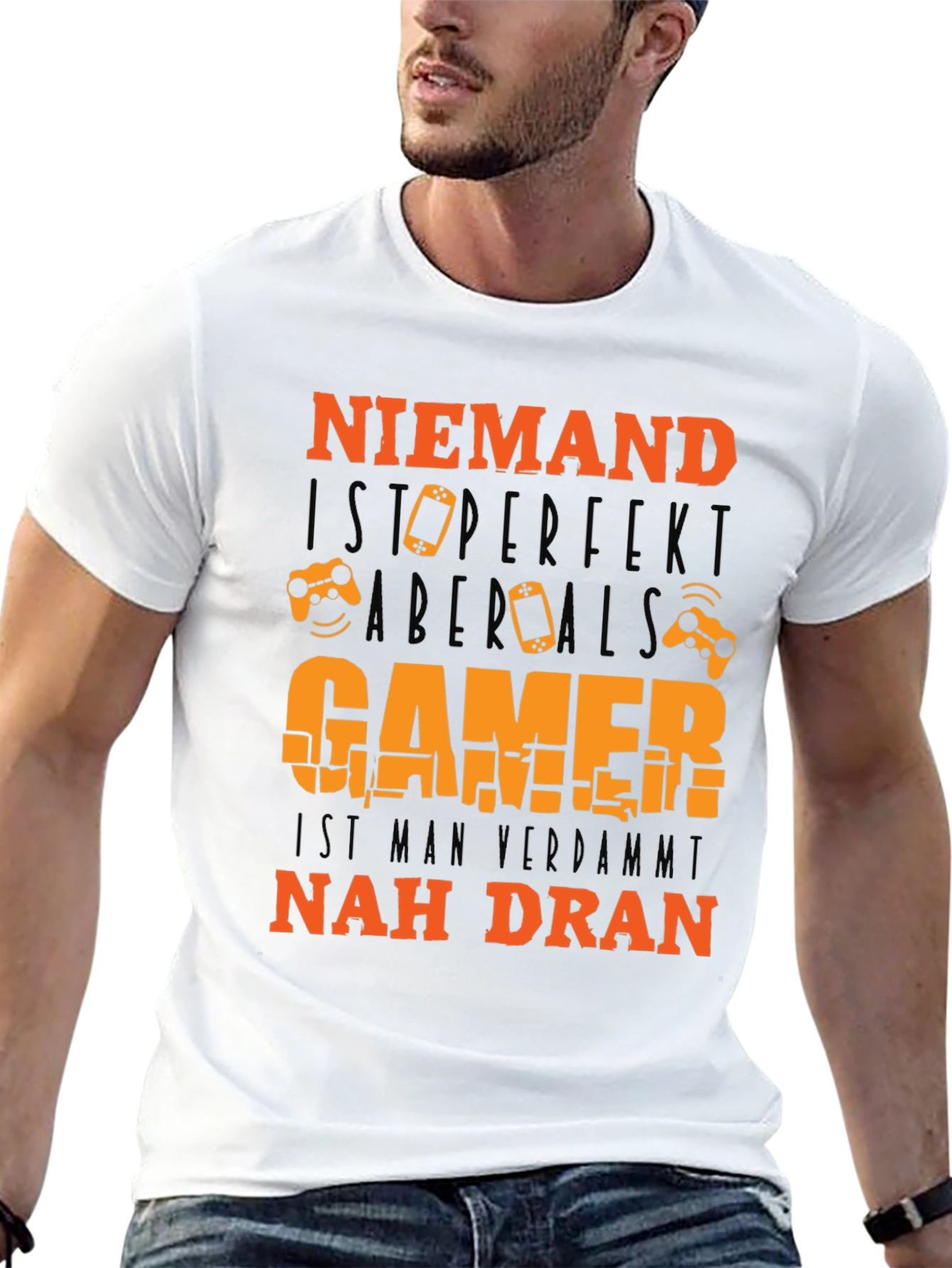 Gamer T-Shirt: Niemand Ist Perfekt - But Gamer