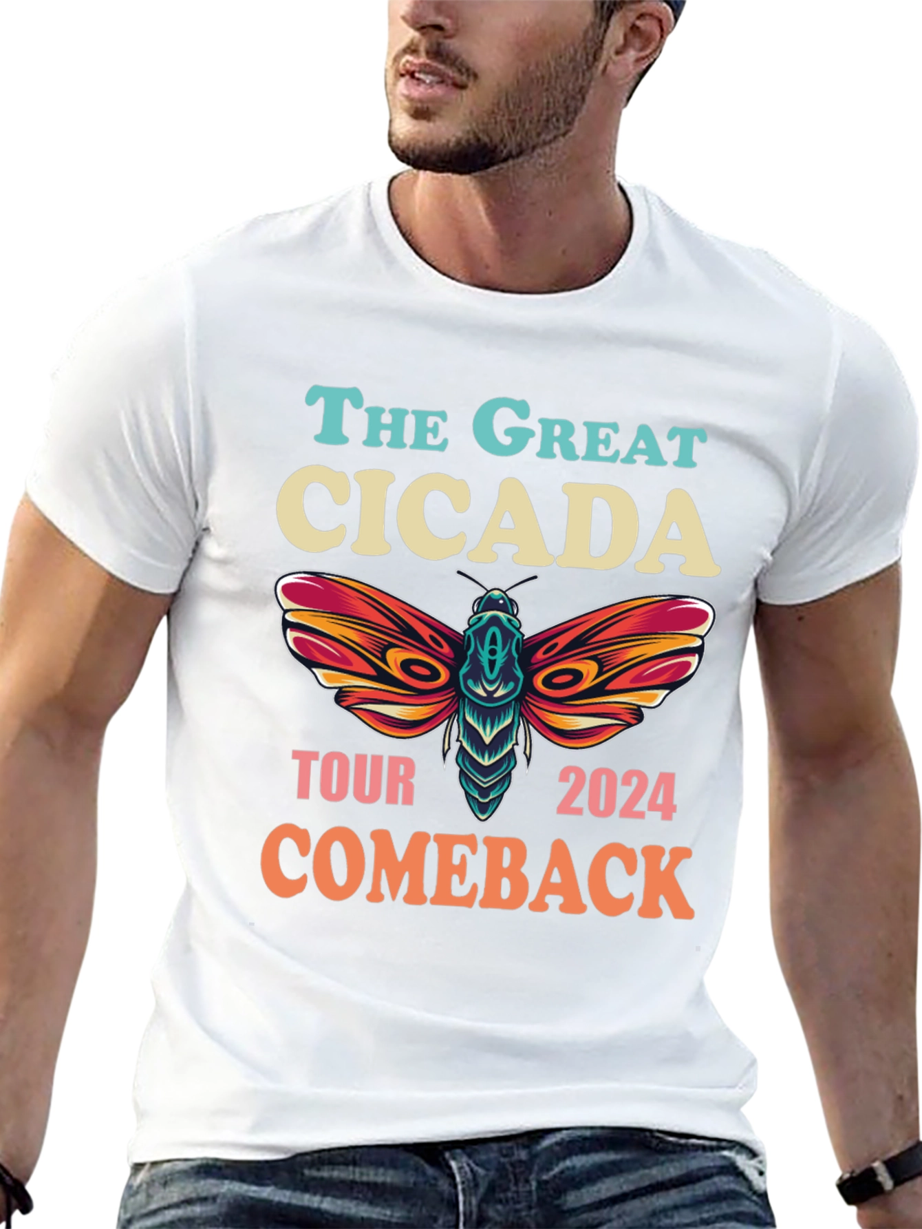 The Great Cicada Comeback Tour 2024 T-Shirt