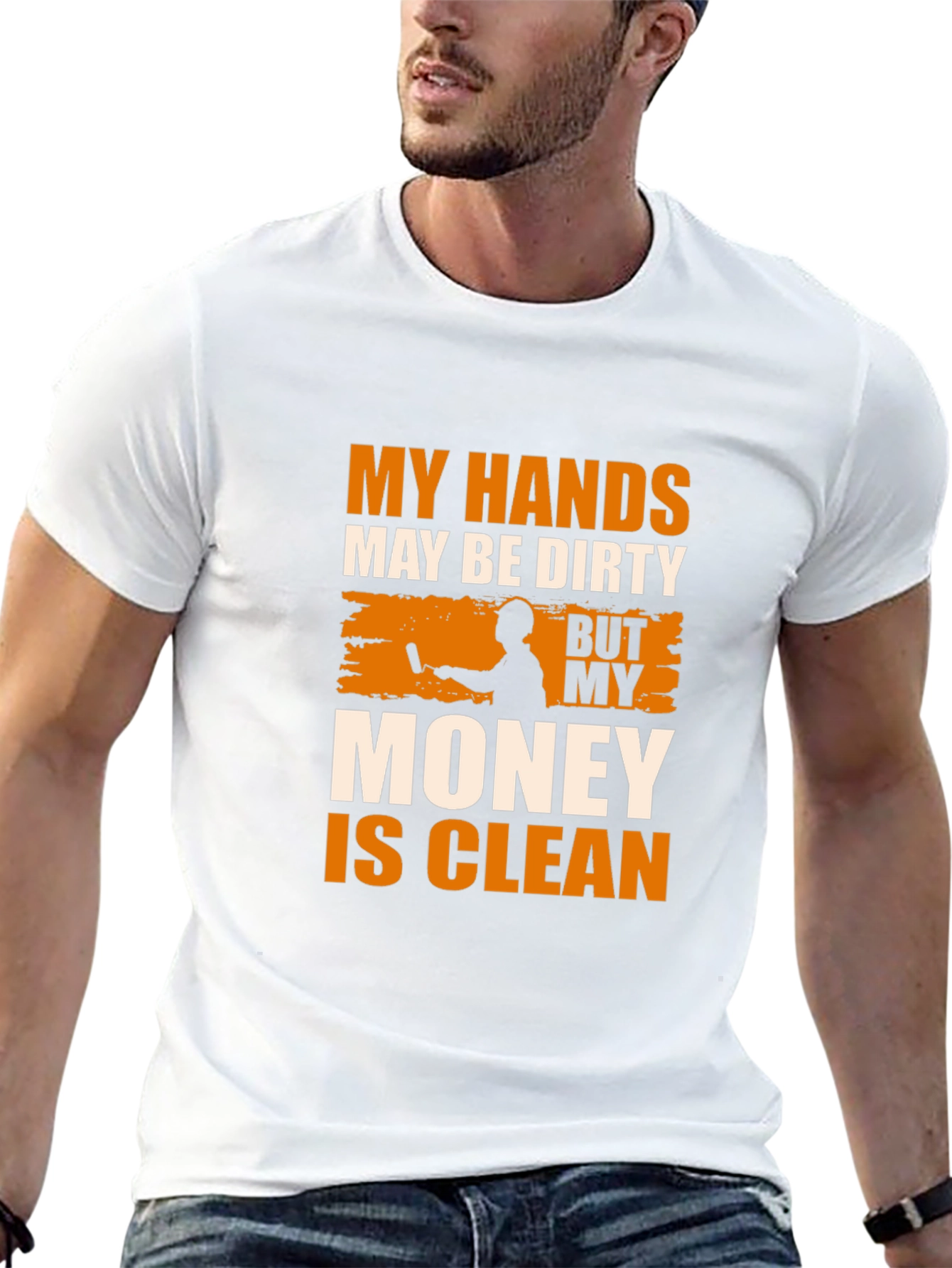 Dirty Hands Clean Money Graphic T-Shirt