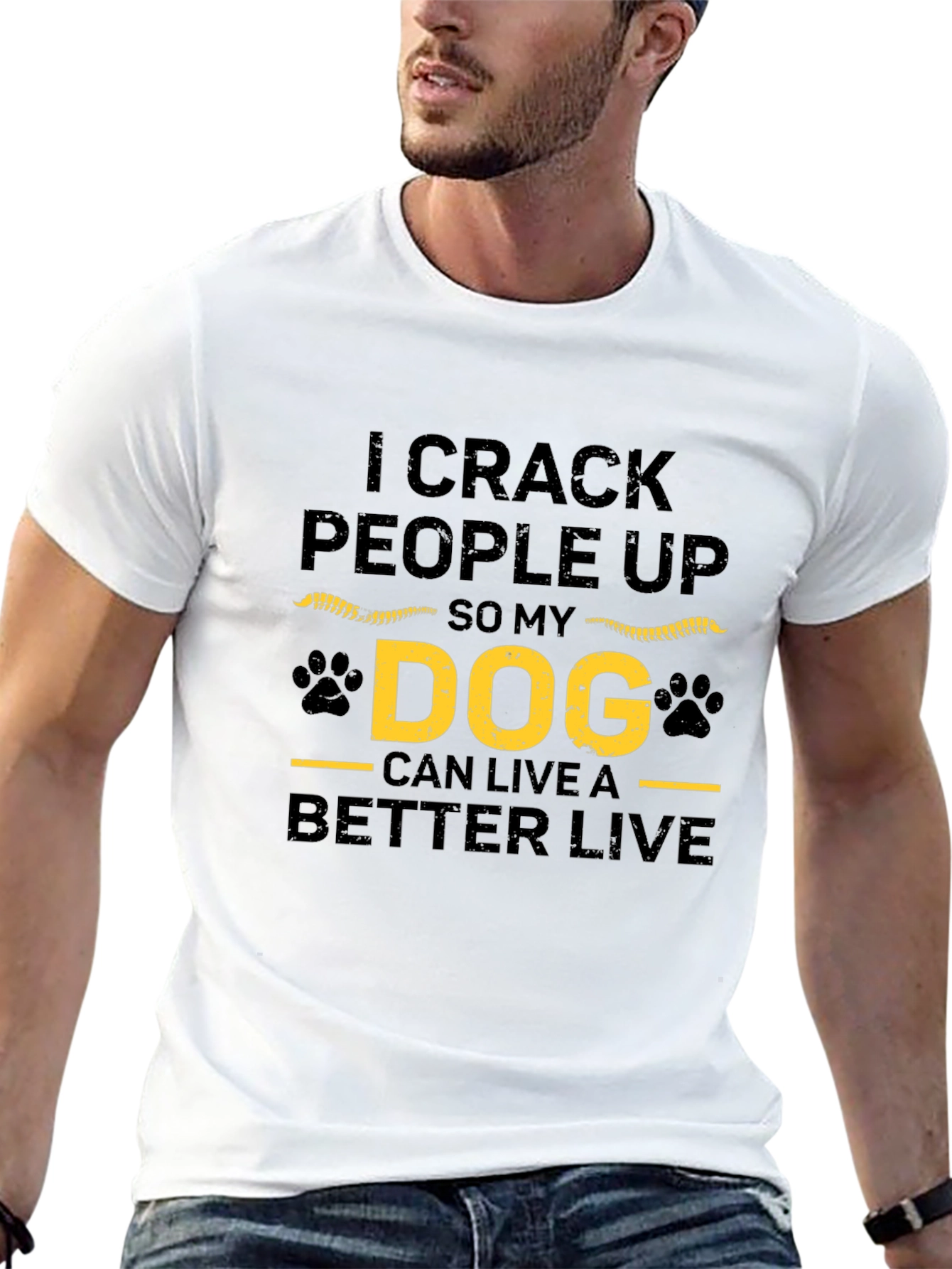 I Crack People Up Dog T-Shirt