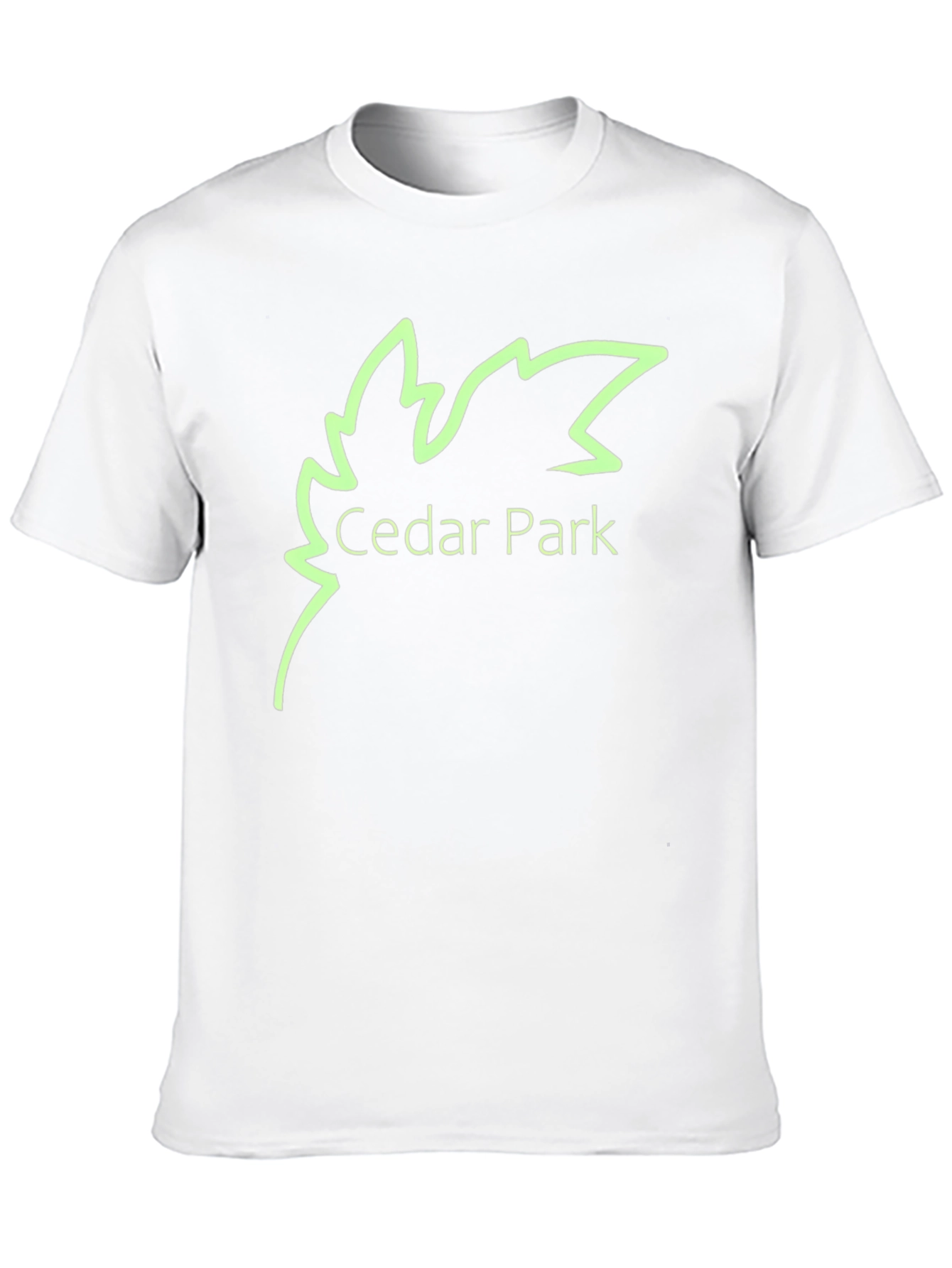 Cedar Park Graphic Tee - Black Cotton
