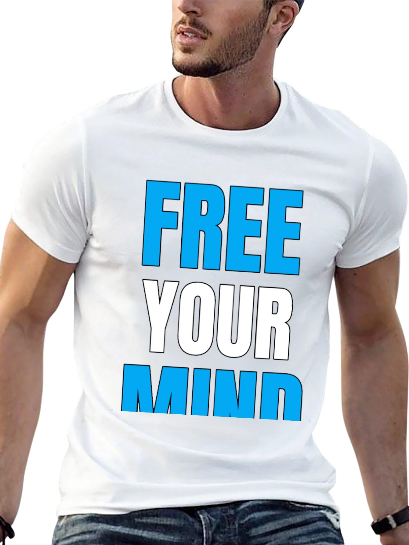 Free Your Mind Graphic Tee - Black