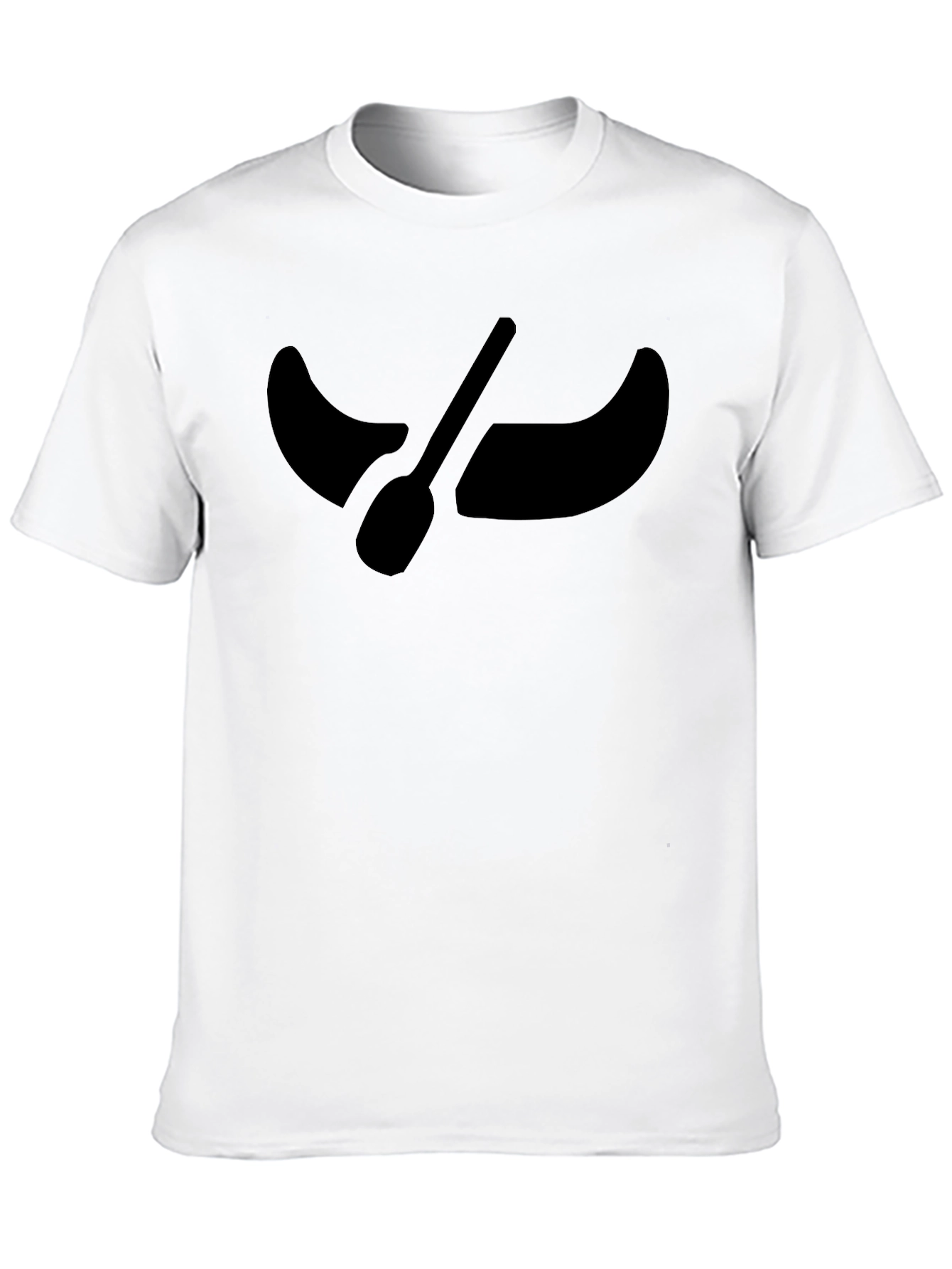 Canoe Paddle Graphic Tee - Black