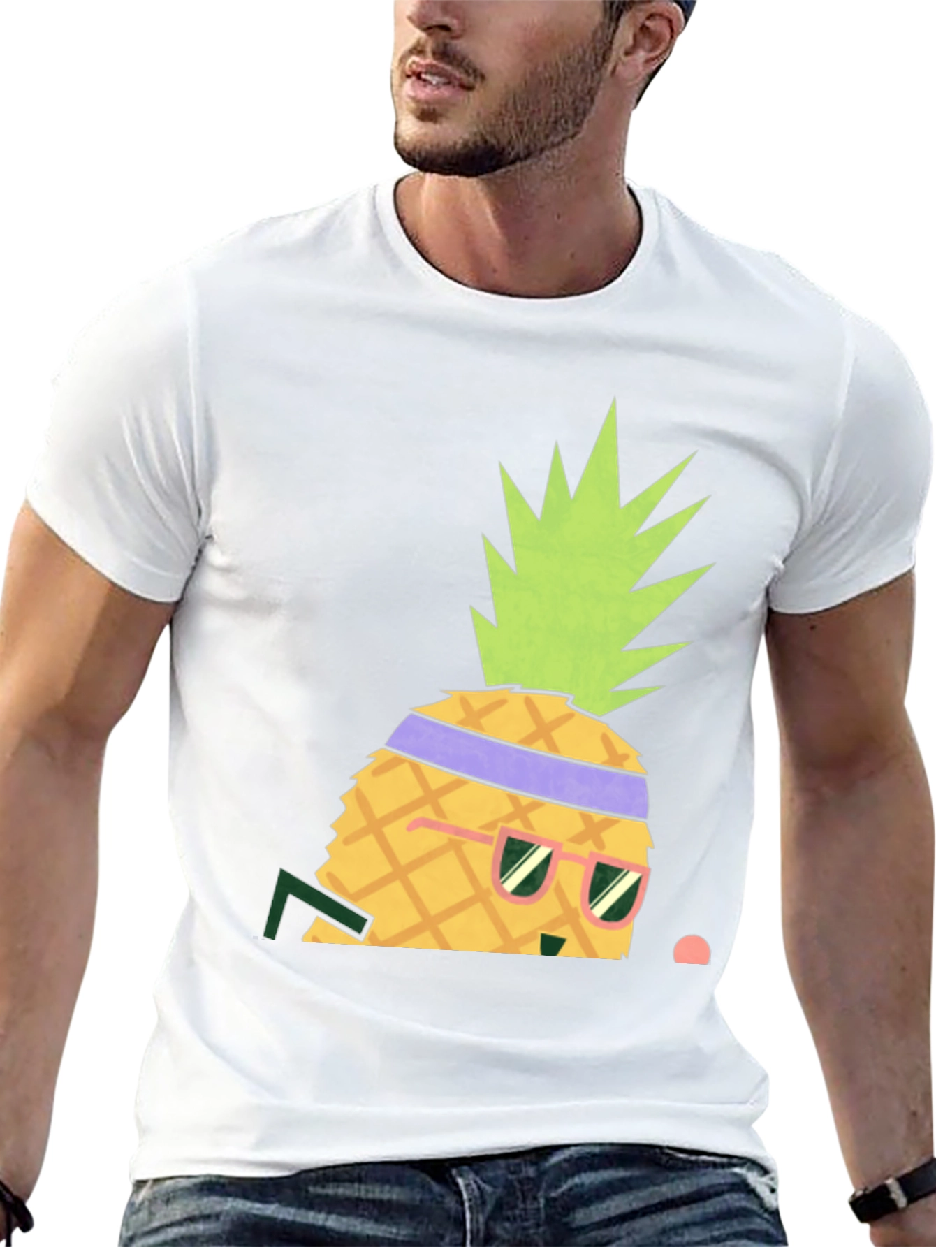 Pineapple Vibes Tee - Cool Graphic Print T-Shirt