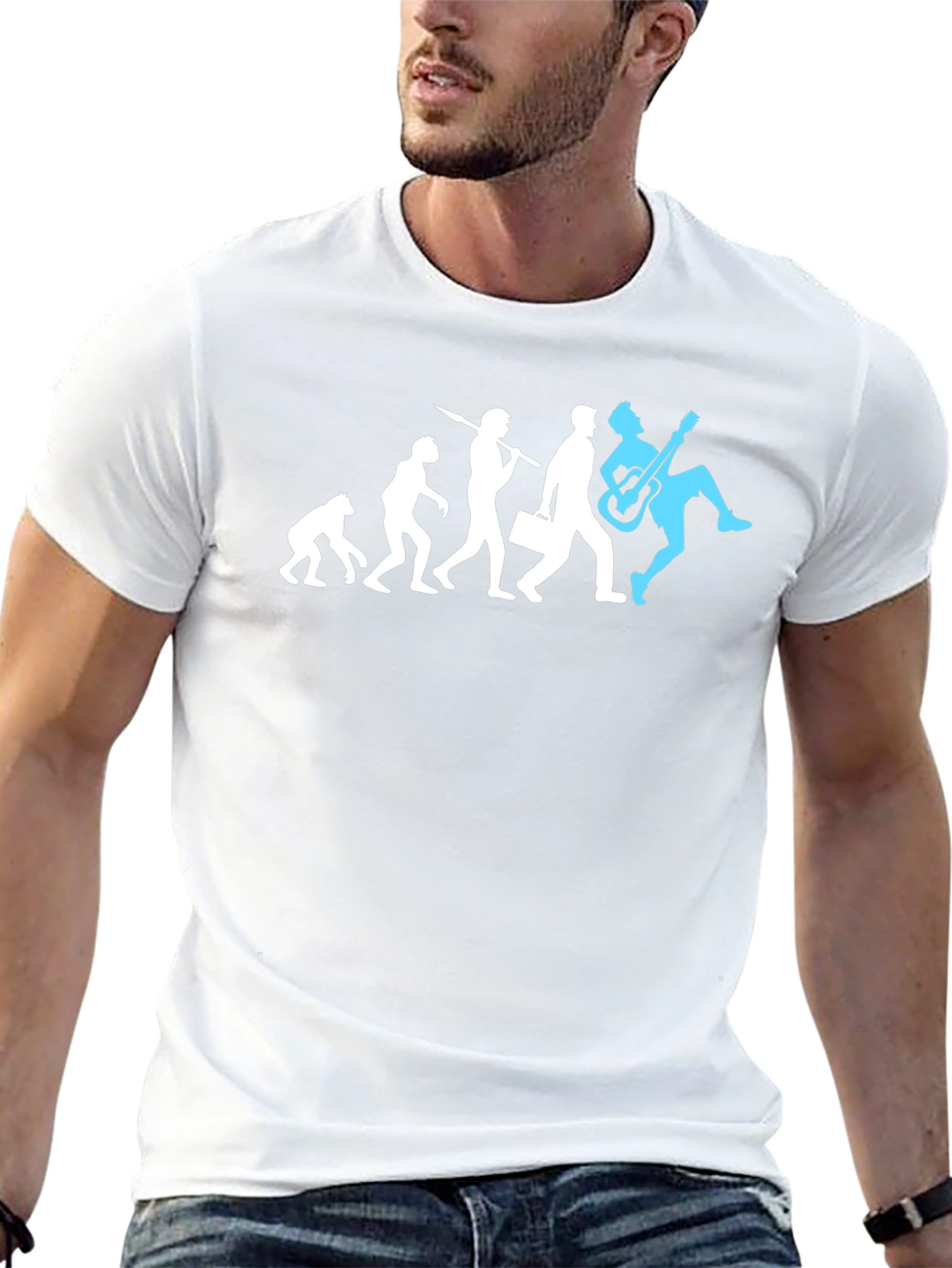Evolution of Rock T-Shirt - Funny Musician Tee