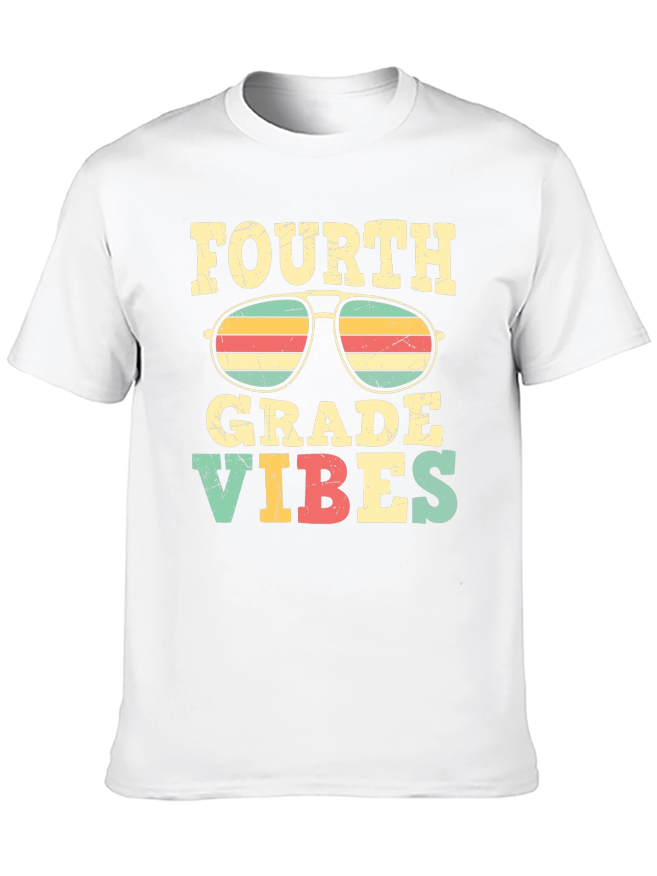 Fourth Grade Vibes Retro T-Shirt
