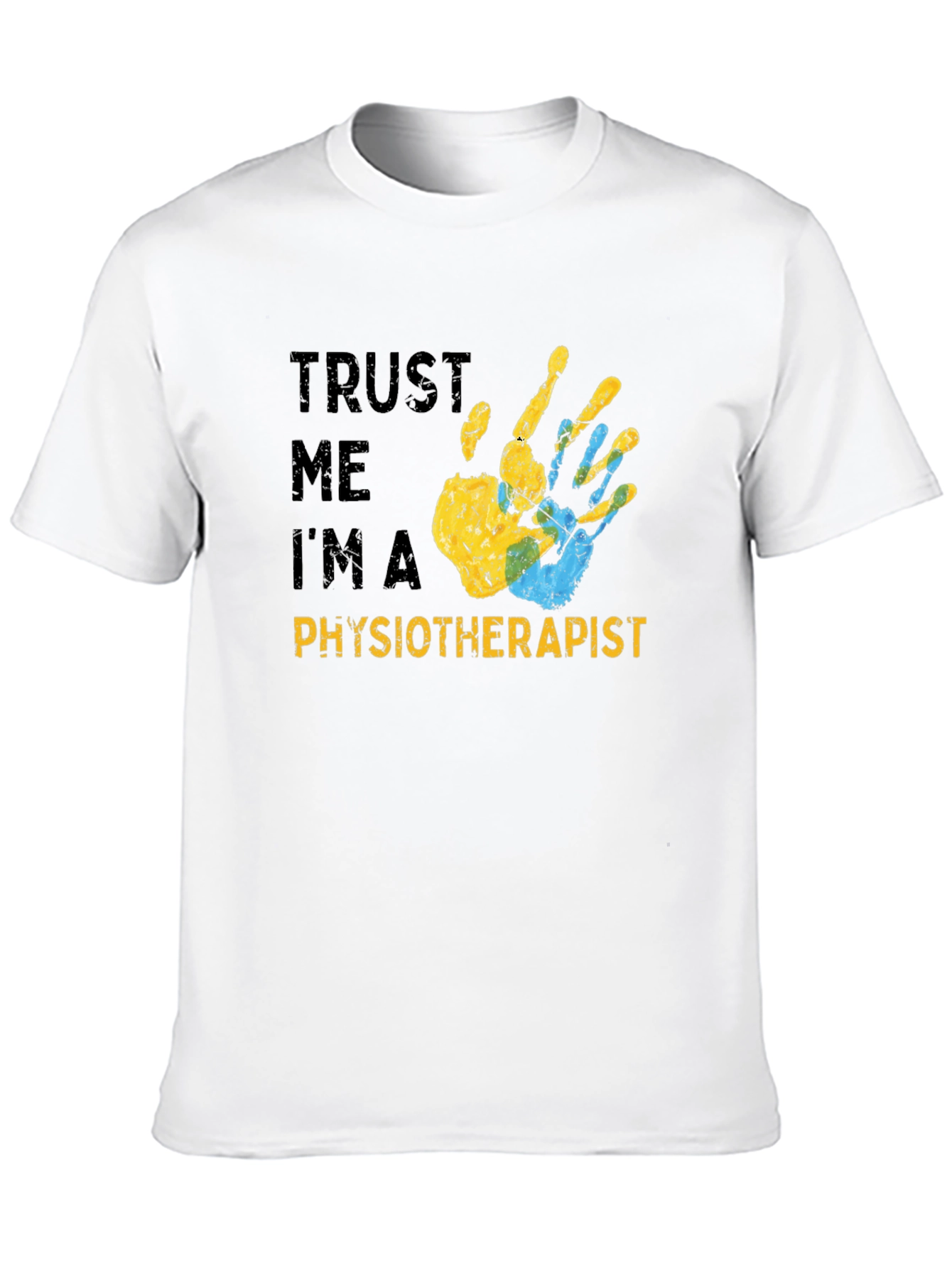 Trust Me Im a Physiotherapist Black T-Shirt