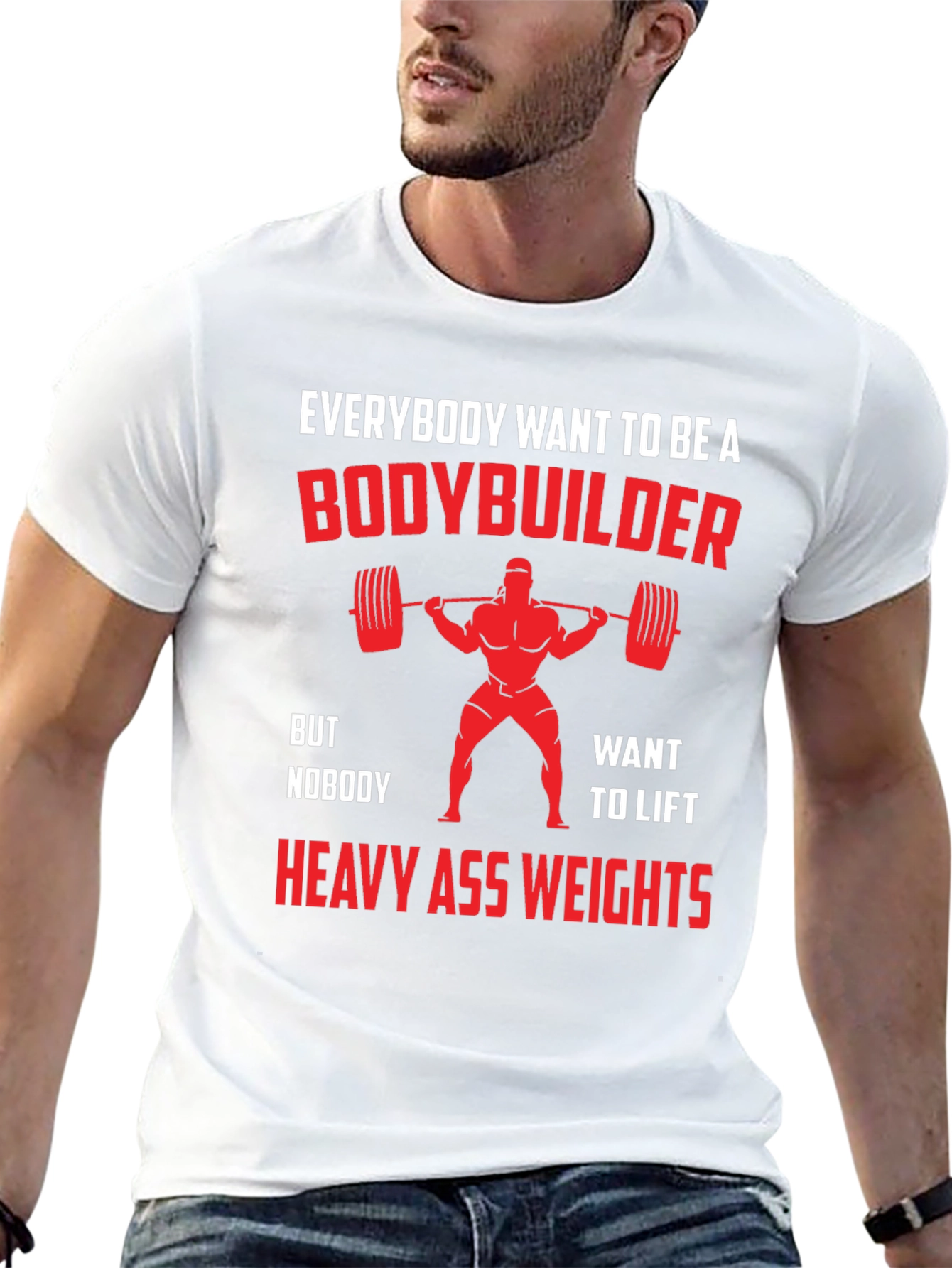 Bodybuilder Motivational Graphic Tee