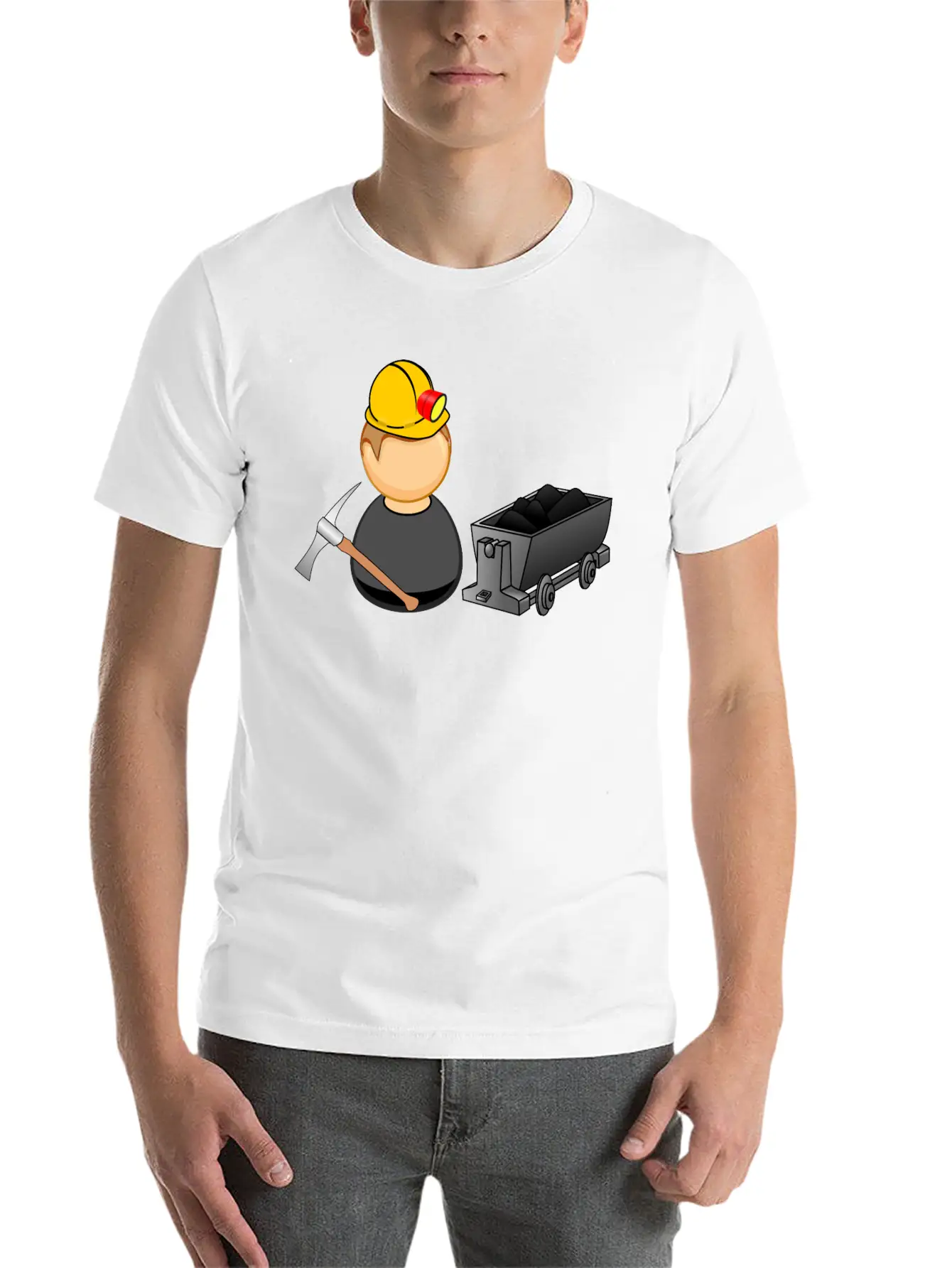 Miner Unisex Casual T-Shirt – Clean Design For Daily Comfort