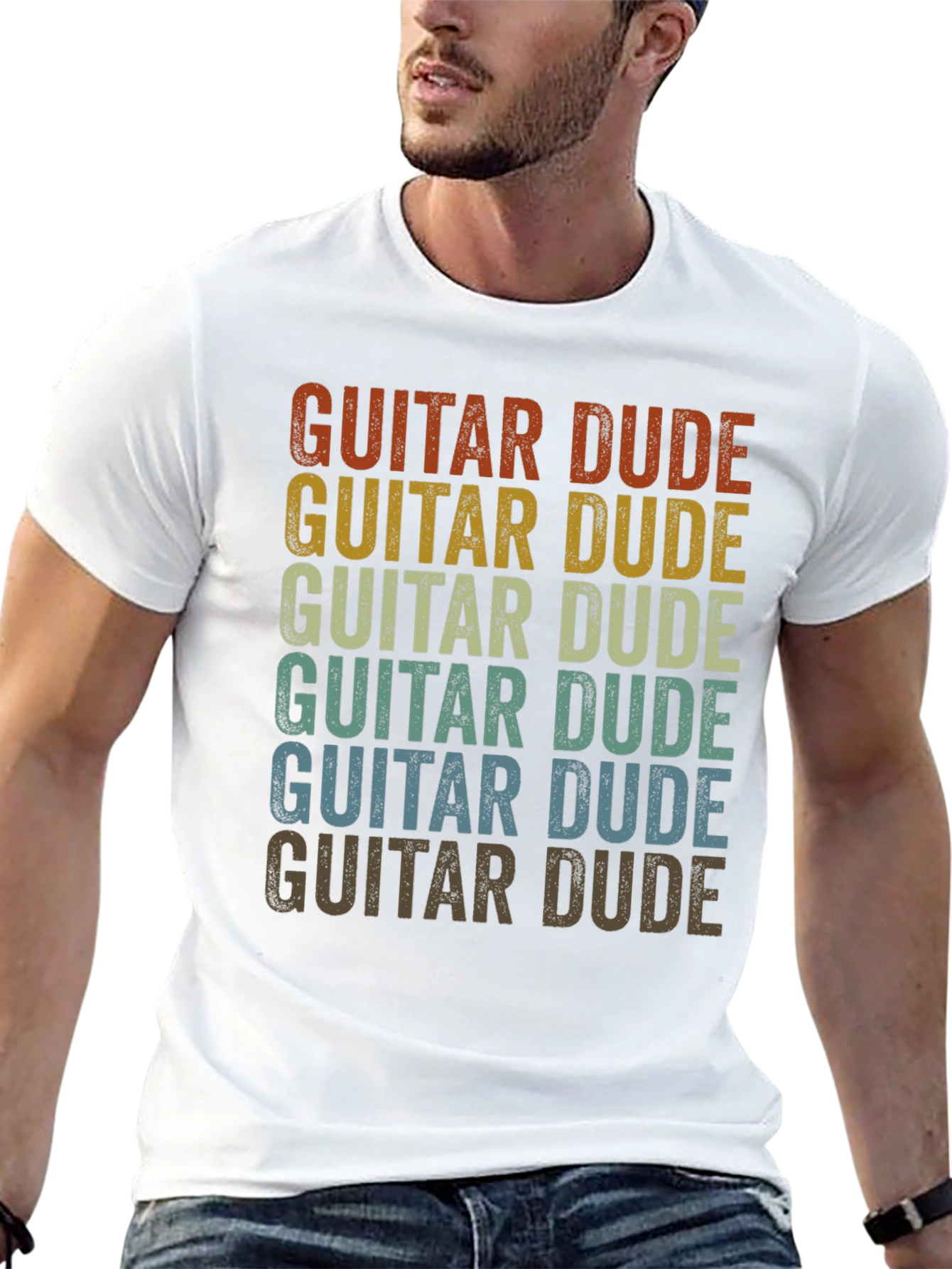 Guitar Dude Retro T-Shirt