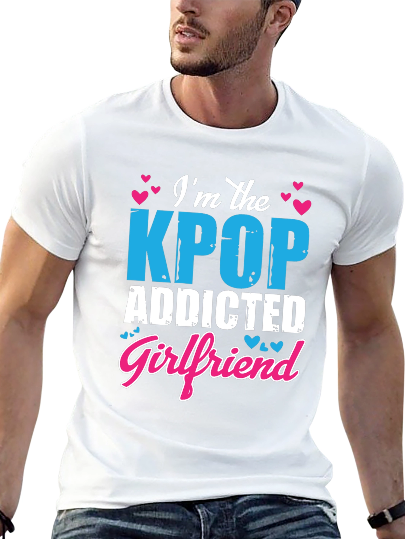 Kpop Addicted Girlfriend Graphic Tee