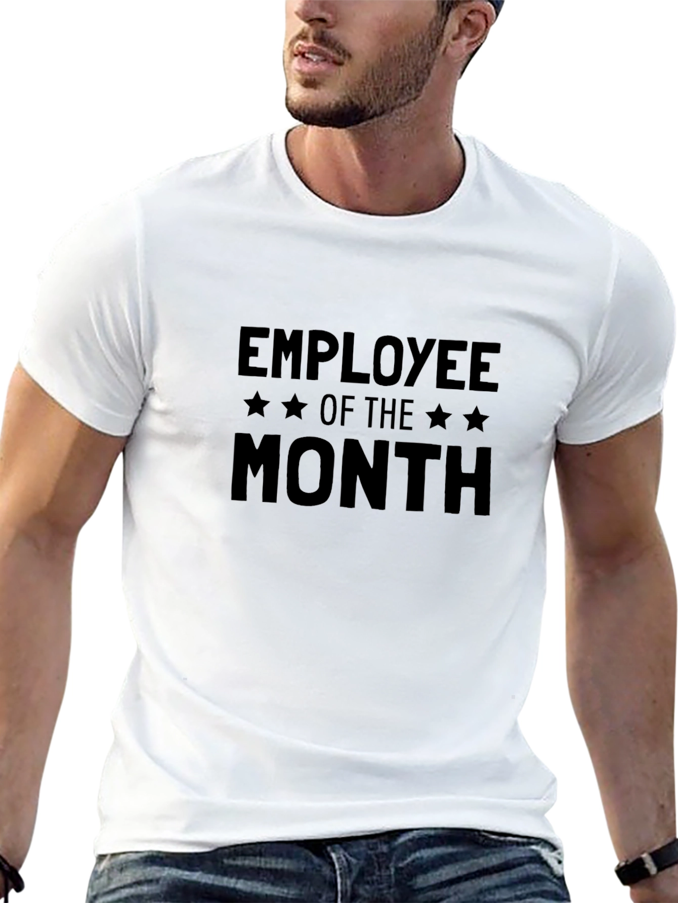 Employee of the Month Black Graphic T-Shirt
