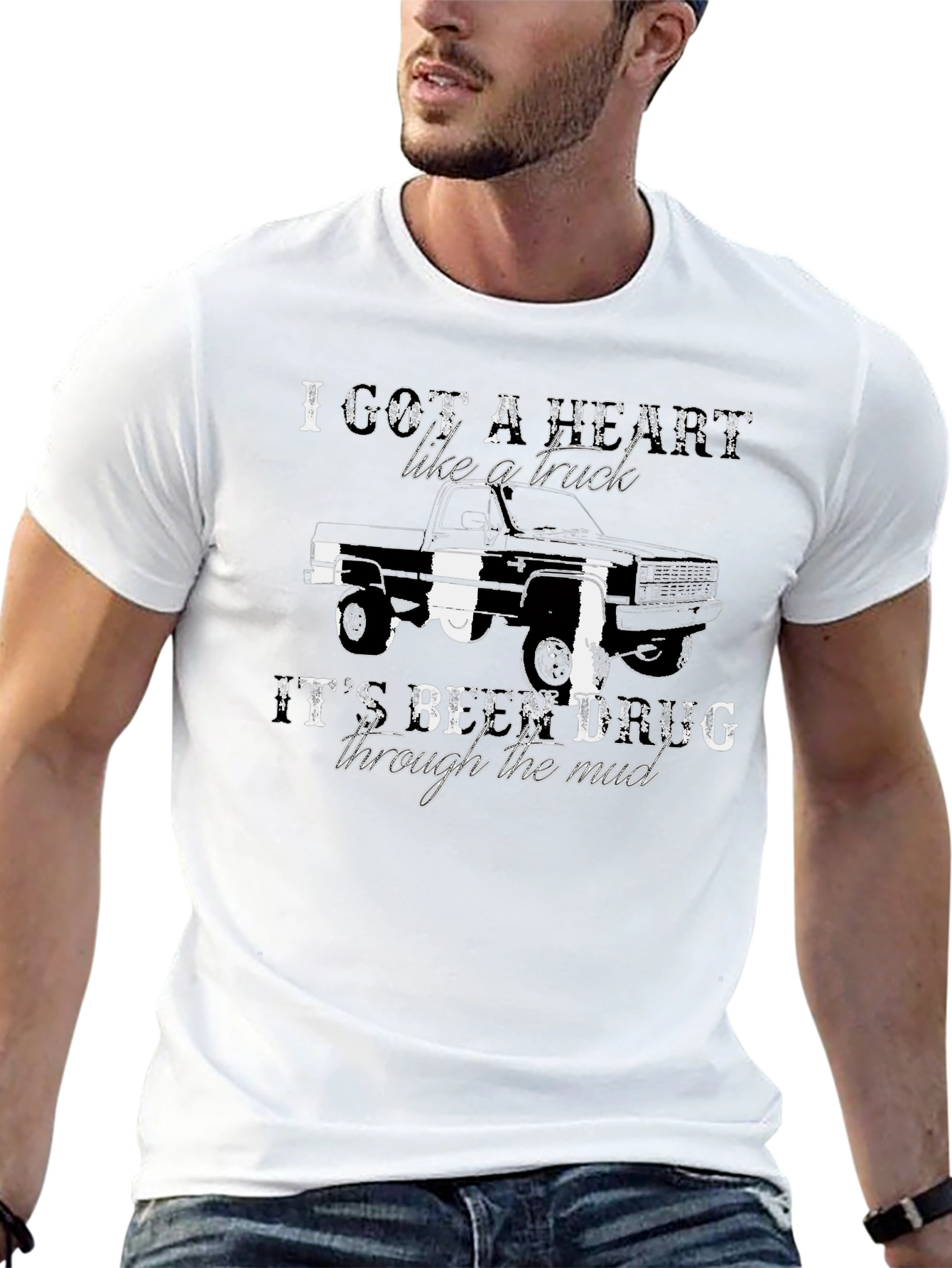 Truck Heart Mud T-Shirt