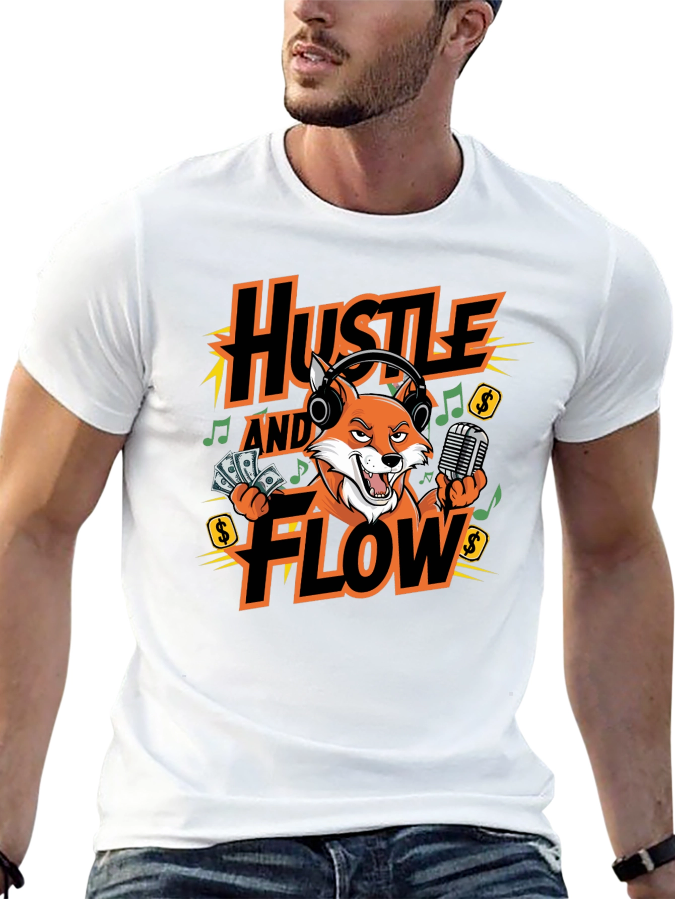 Hustle and Flow Graphic T-Shirt