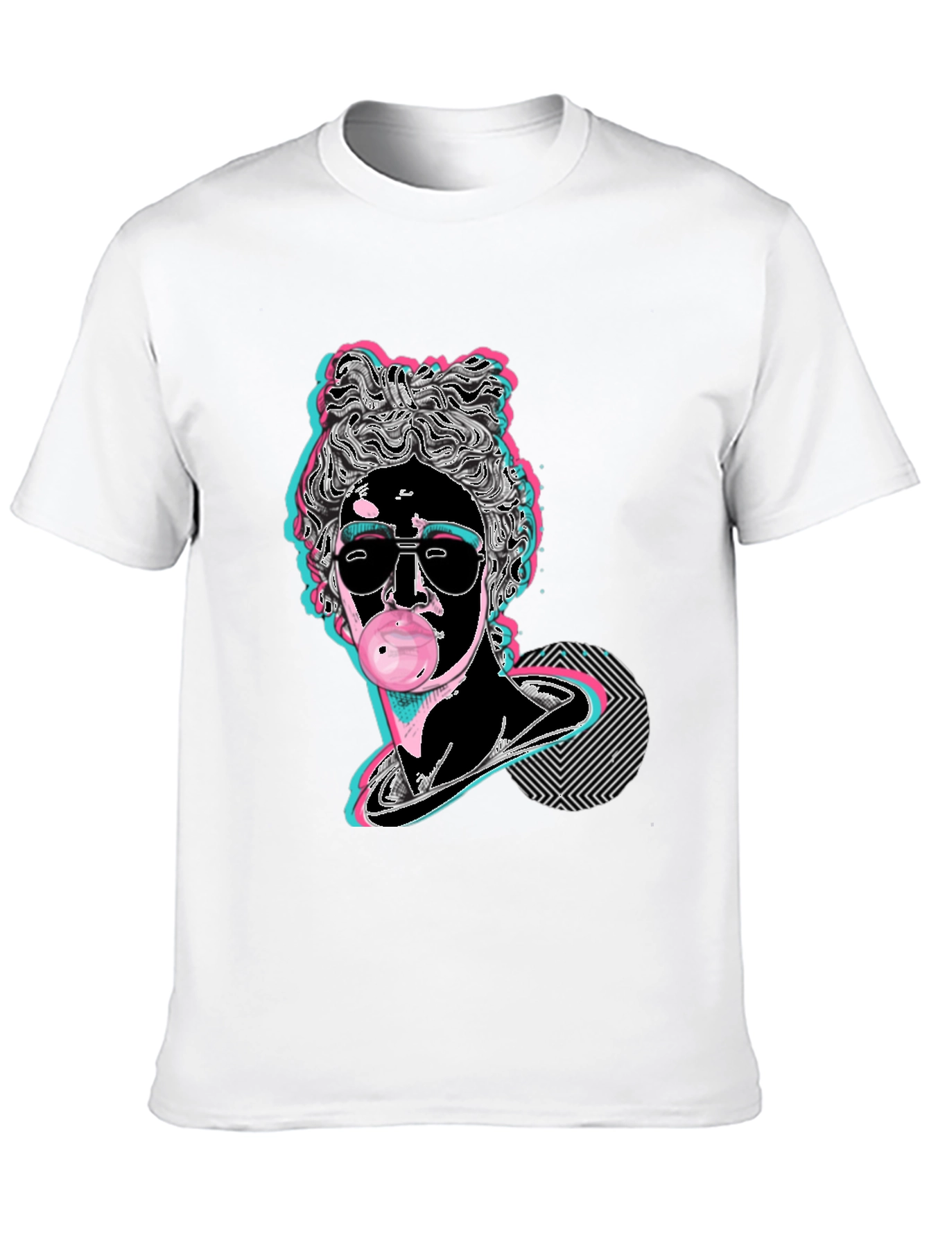 Vaporwave Statue Graphic T-Shirt