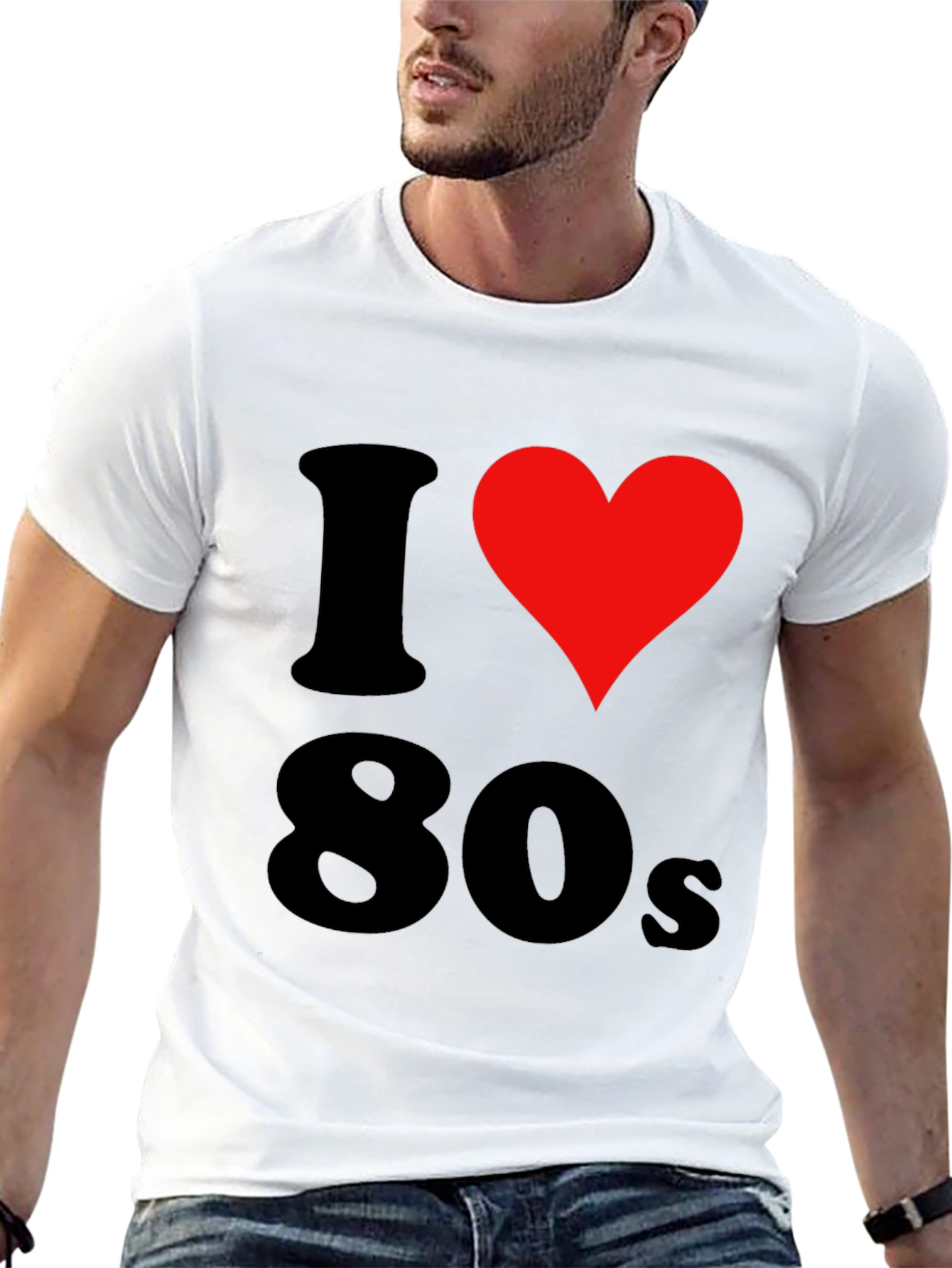 I Love the 80s Black T-Shirt