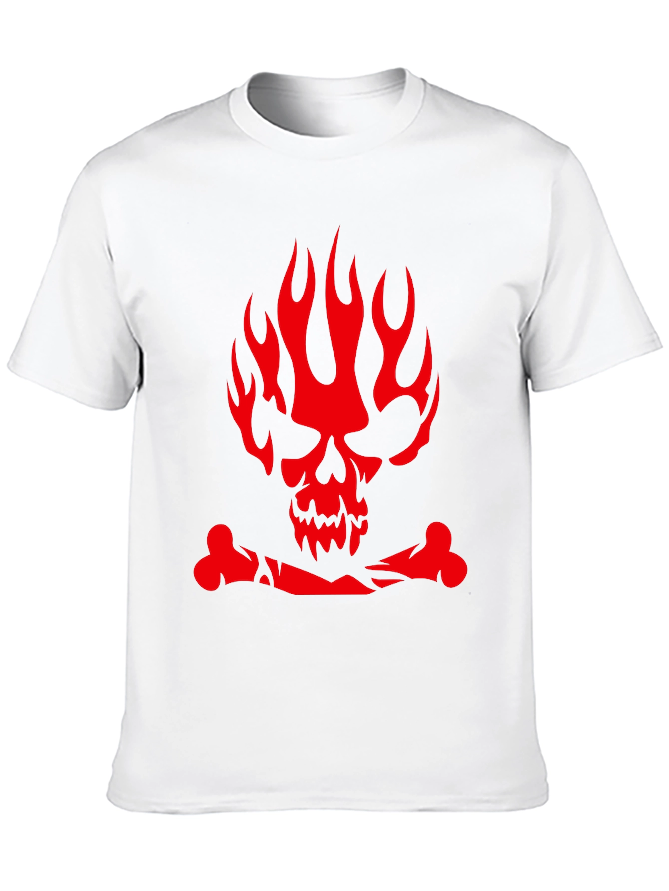 Edgy Skull & Crossbones Graphic Tee