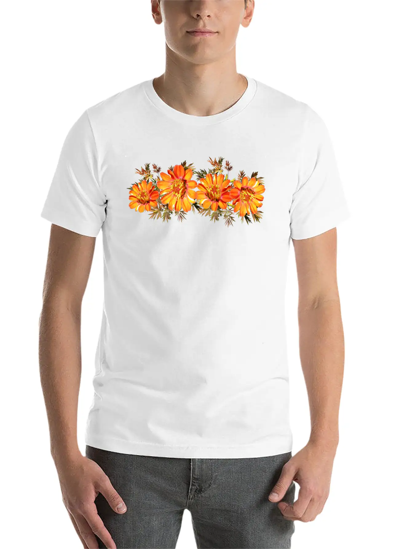 Nature Flowers Blumen Spring Garten Garden Unisex Casual T-Shirt – Clean Design For Daily Comfort