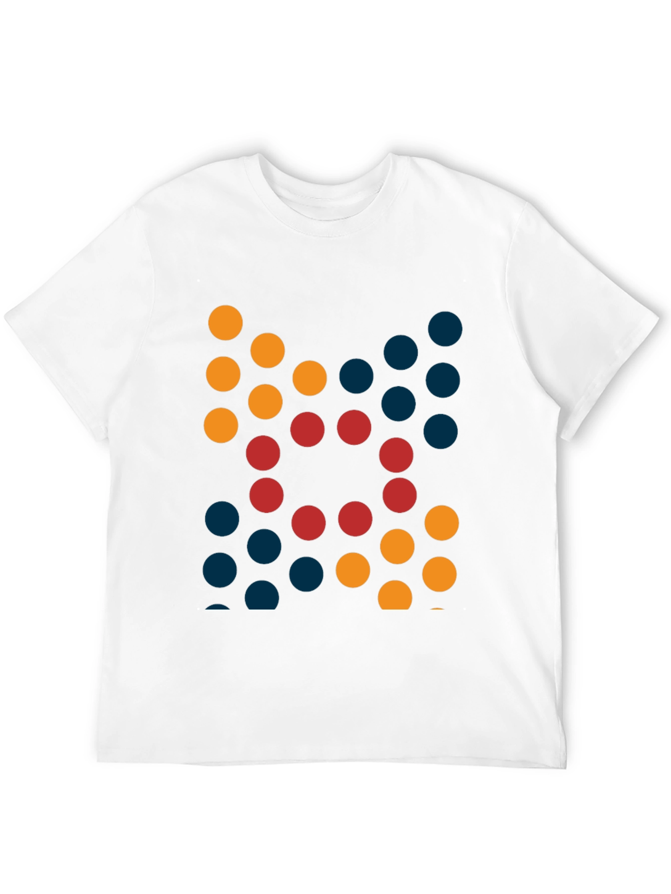 Modern Geometric Dot Pattern T-Shirt