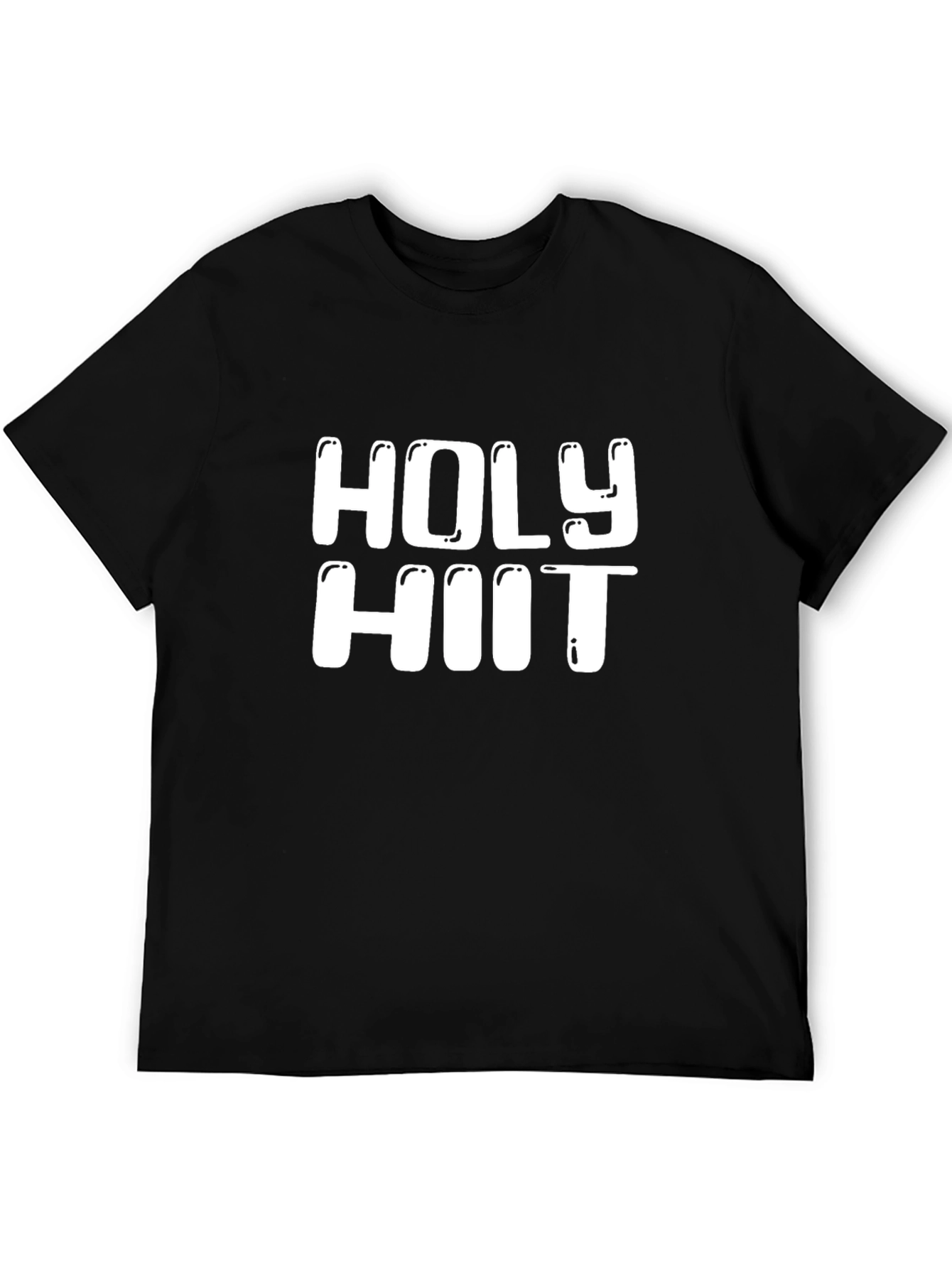 Holy HIIT Black T-Shirt - Workout Gym Tee