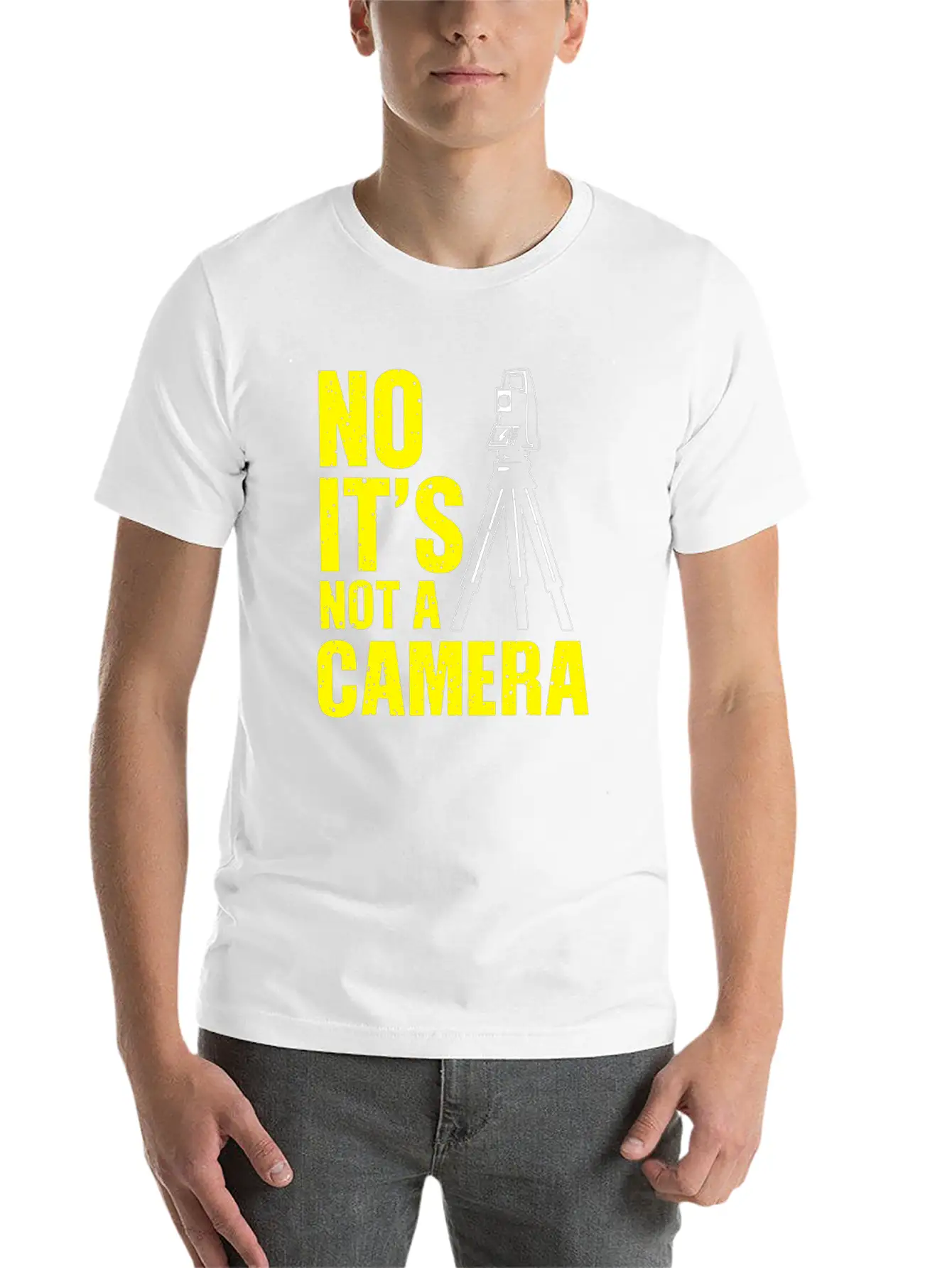 No It S Not A Camera Unisex Casual T-Shirt – Clean Design For Daily Comfort
