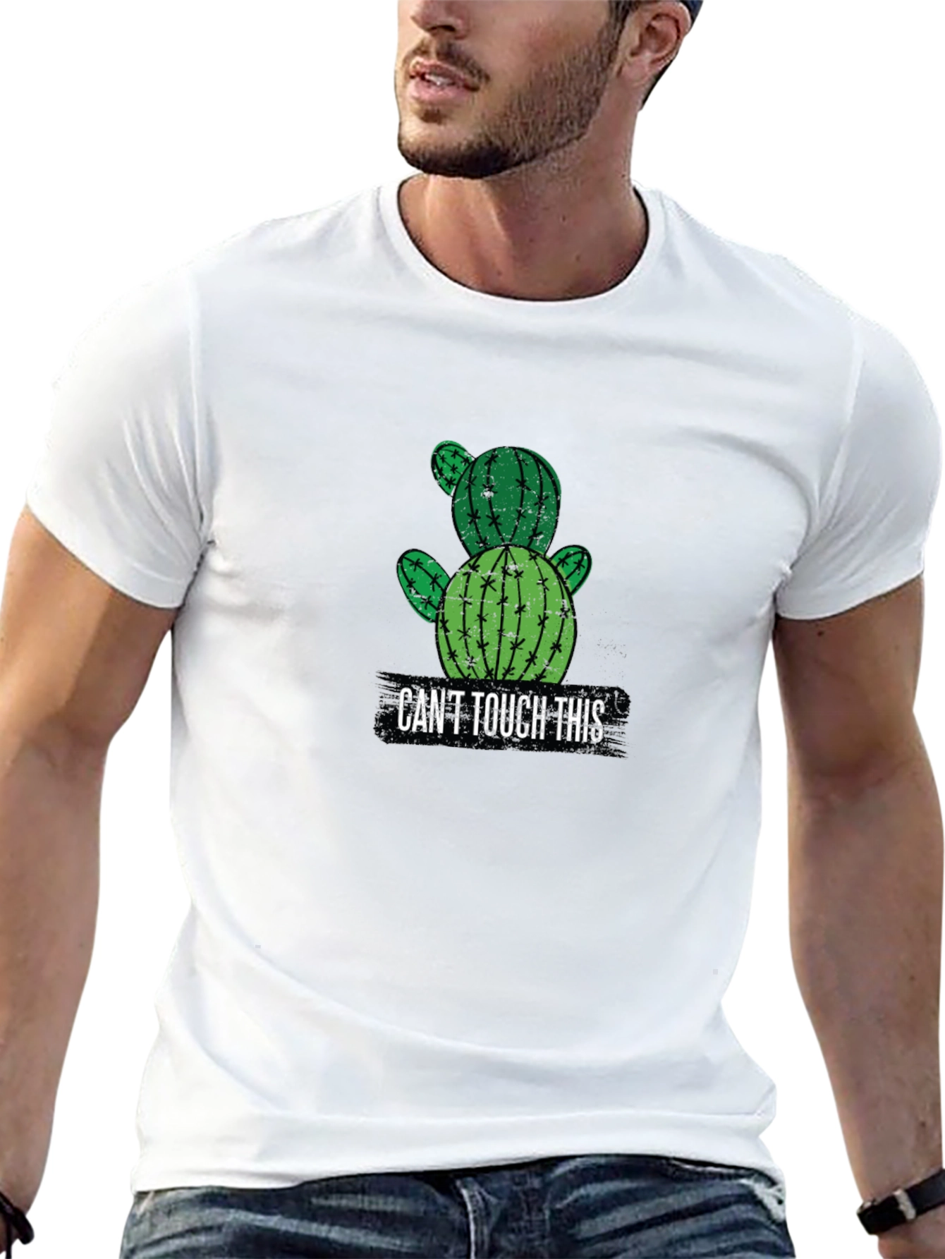 Cactus Graphic T-Shirt - Cant Touch This