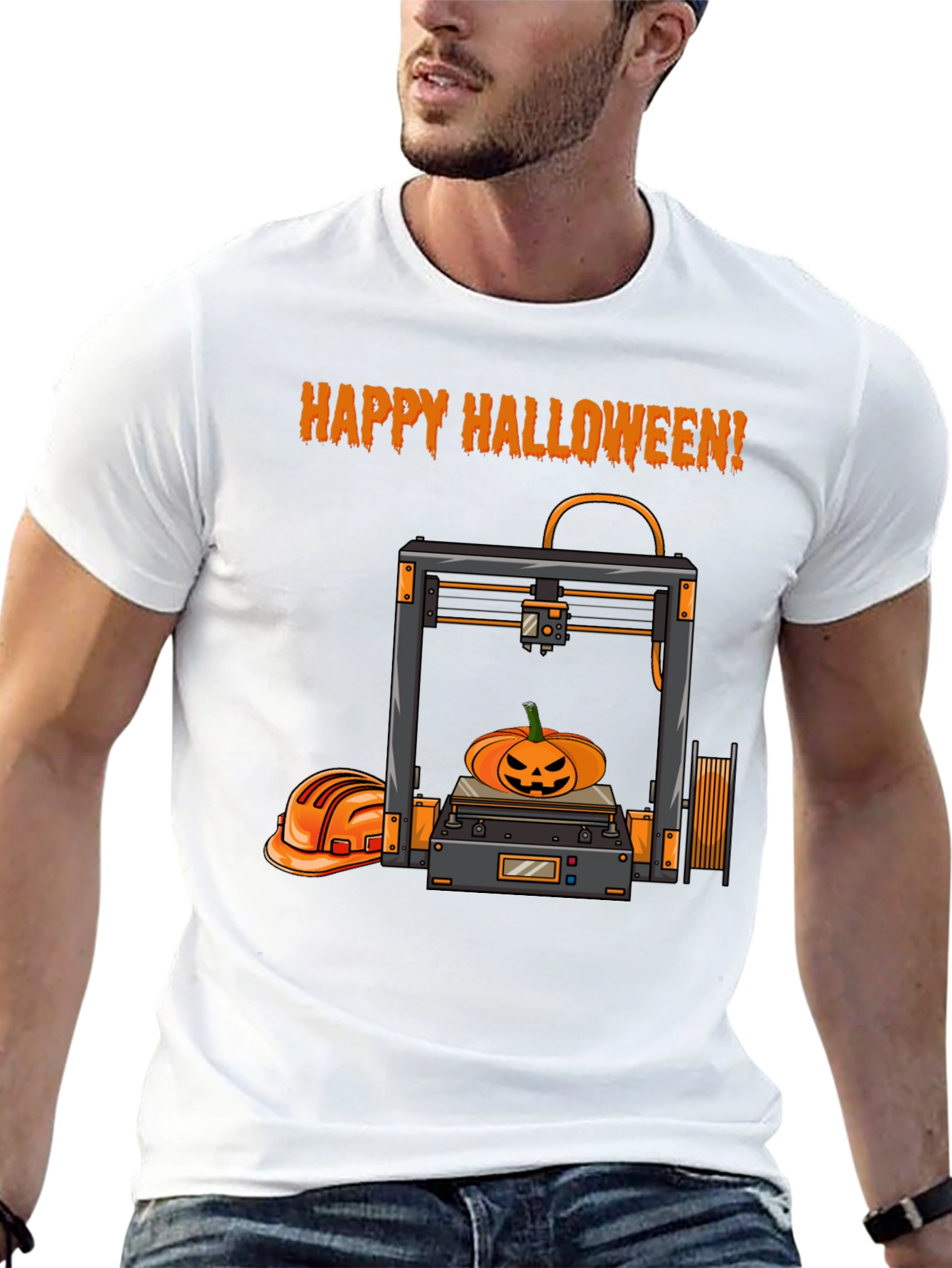 3D Printer Halloween T-Shirt