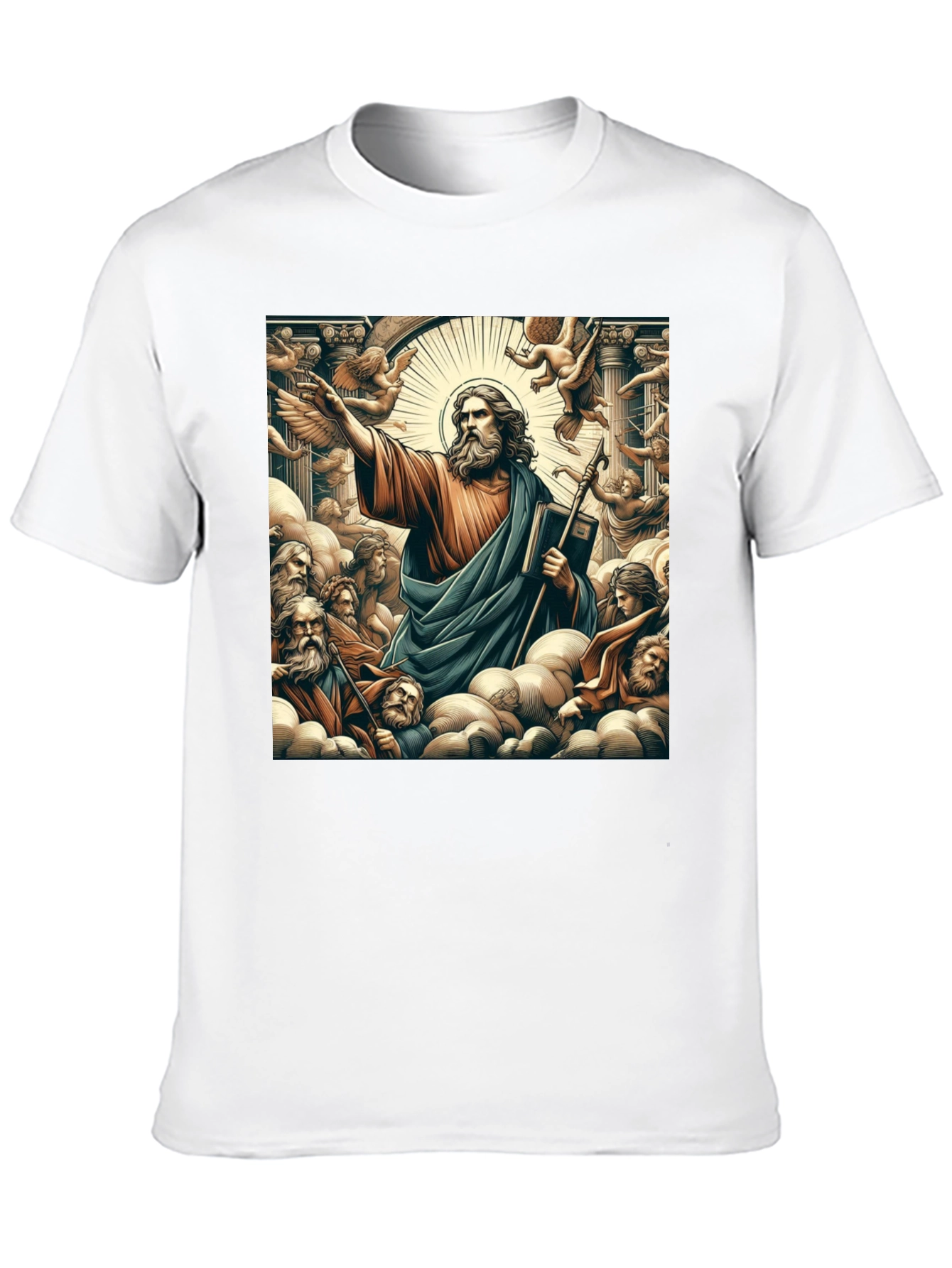 Saint Graphic Black T-Shirt