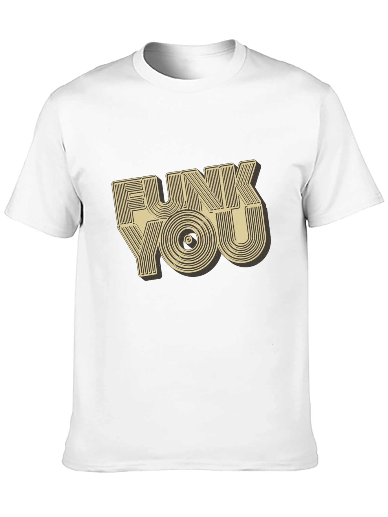 Funky Record Style Graphic T-Shirt