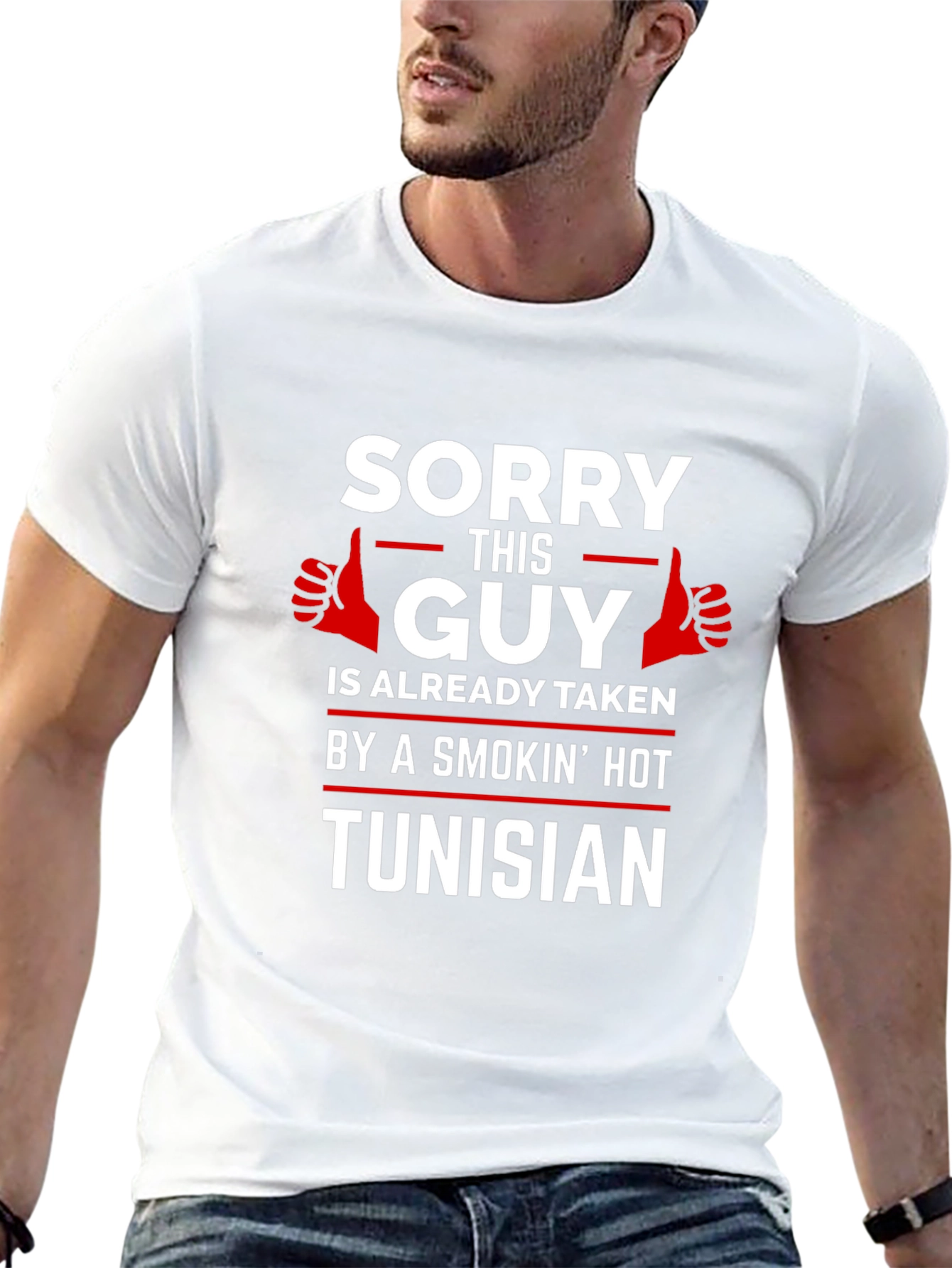 Sorry This Guy Is Taken Tunisian T-Shirt