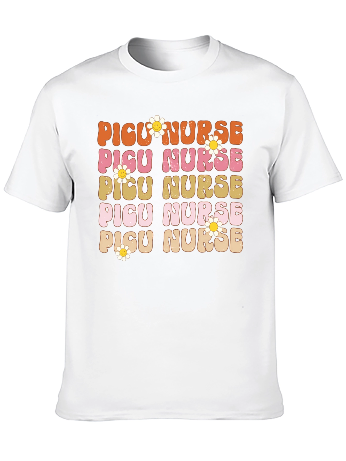 Retro PICU Nurse T-Shirt