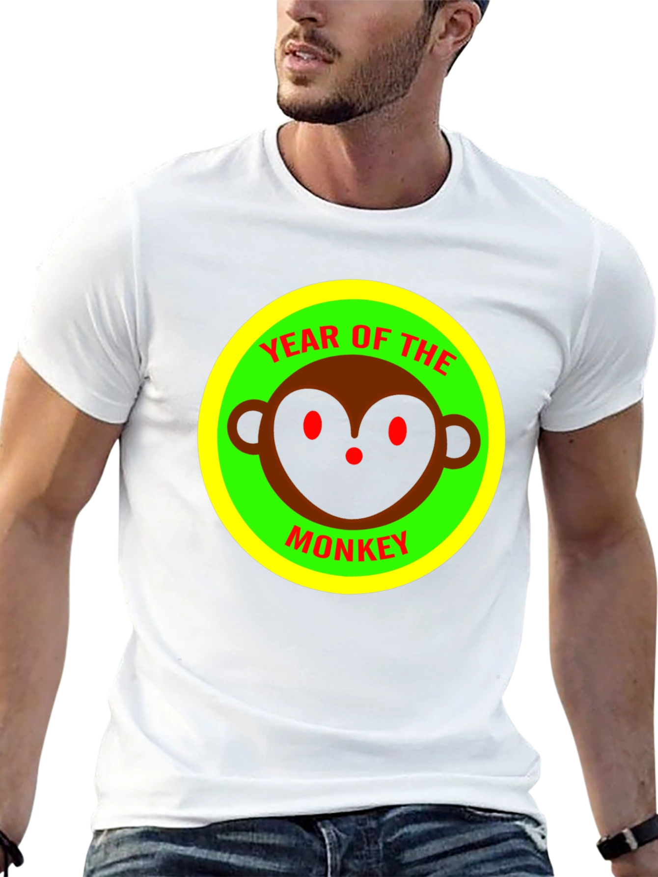 Year of the Monkey Graphic Tee - Black