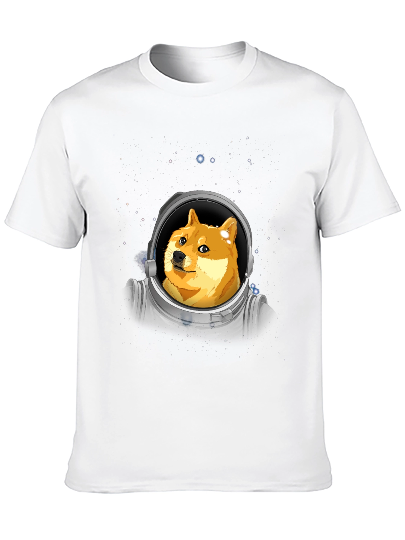 Dogecoin Astronaut Graphic T-Shirt