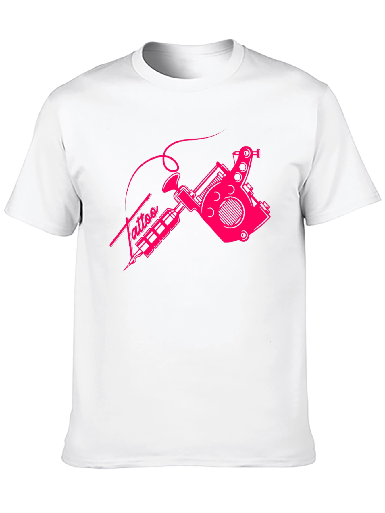 Tattoo Machine Graphic Tee - Cool Black T-Shirt