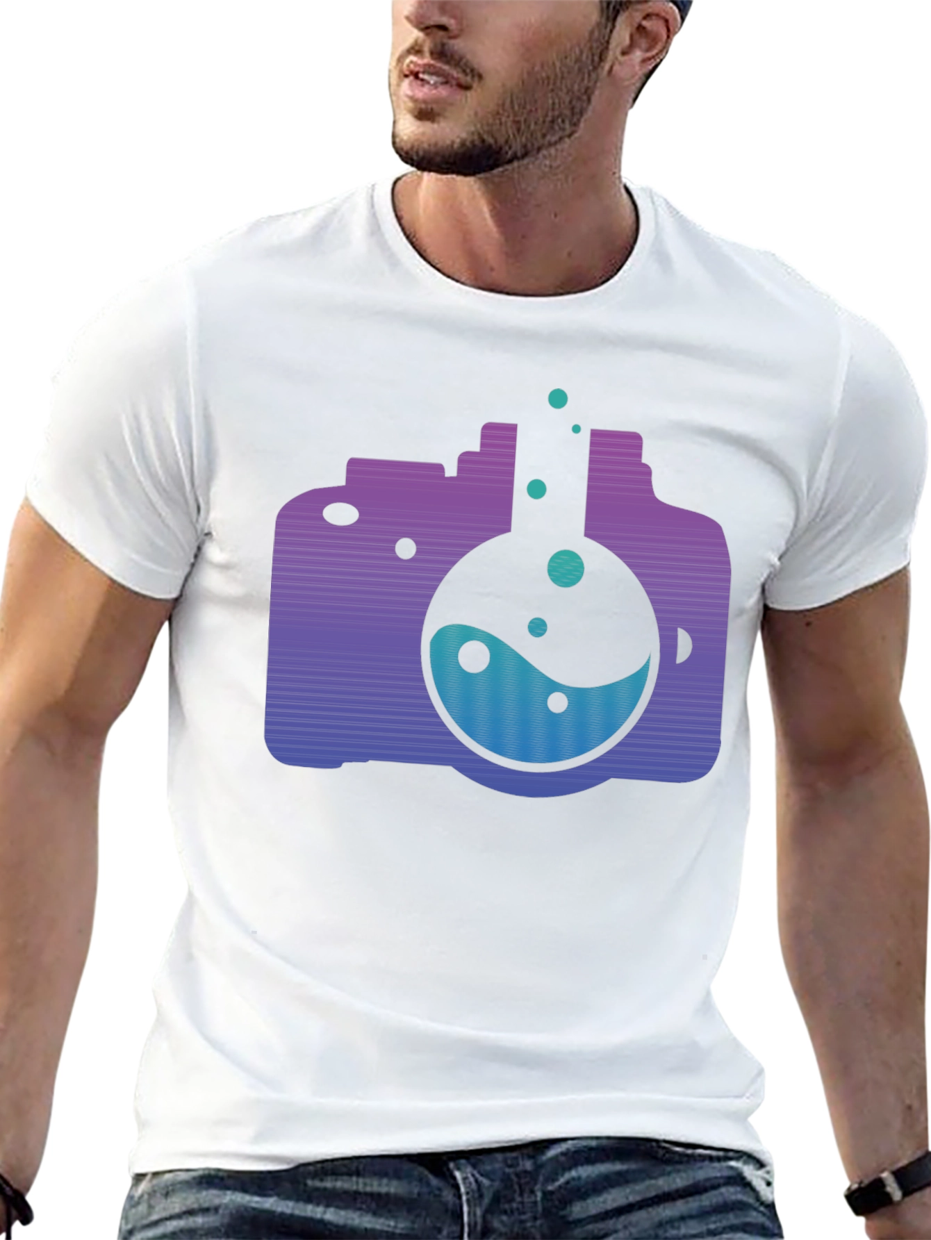 Science Camera T-Shirt - Unique Design