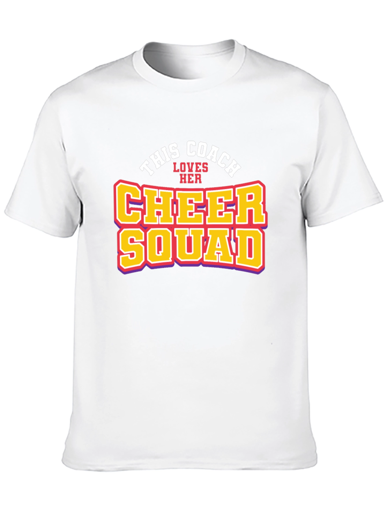 Cheer Squad Coach T-Shirt - Black