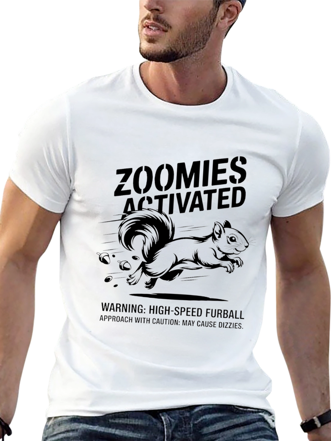 Zoomies Activated Squirrel Graphic Tee