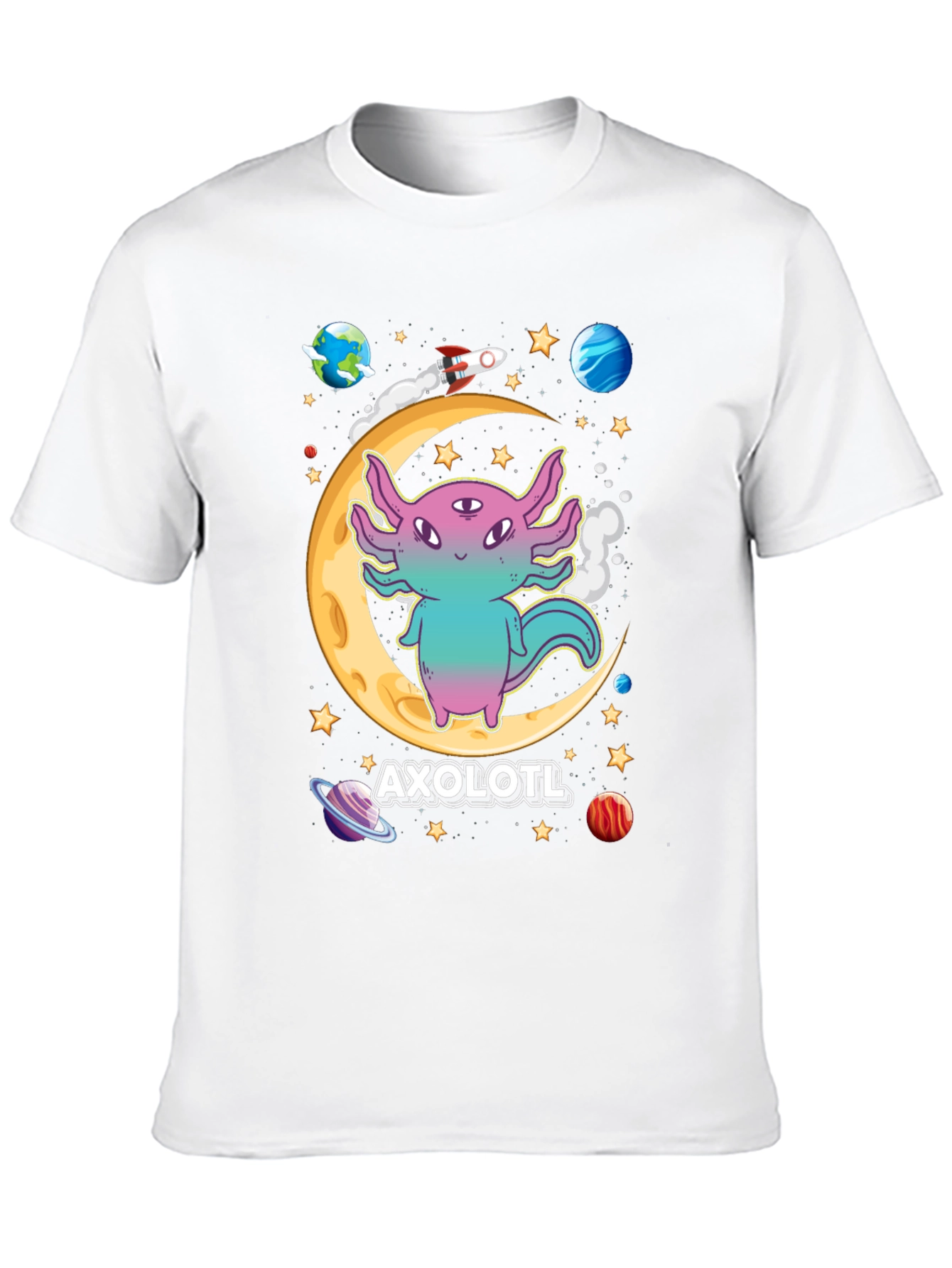 Axolotl Space T-Shirt