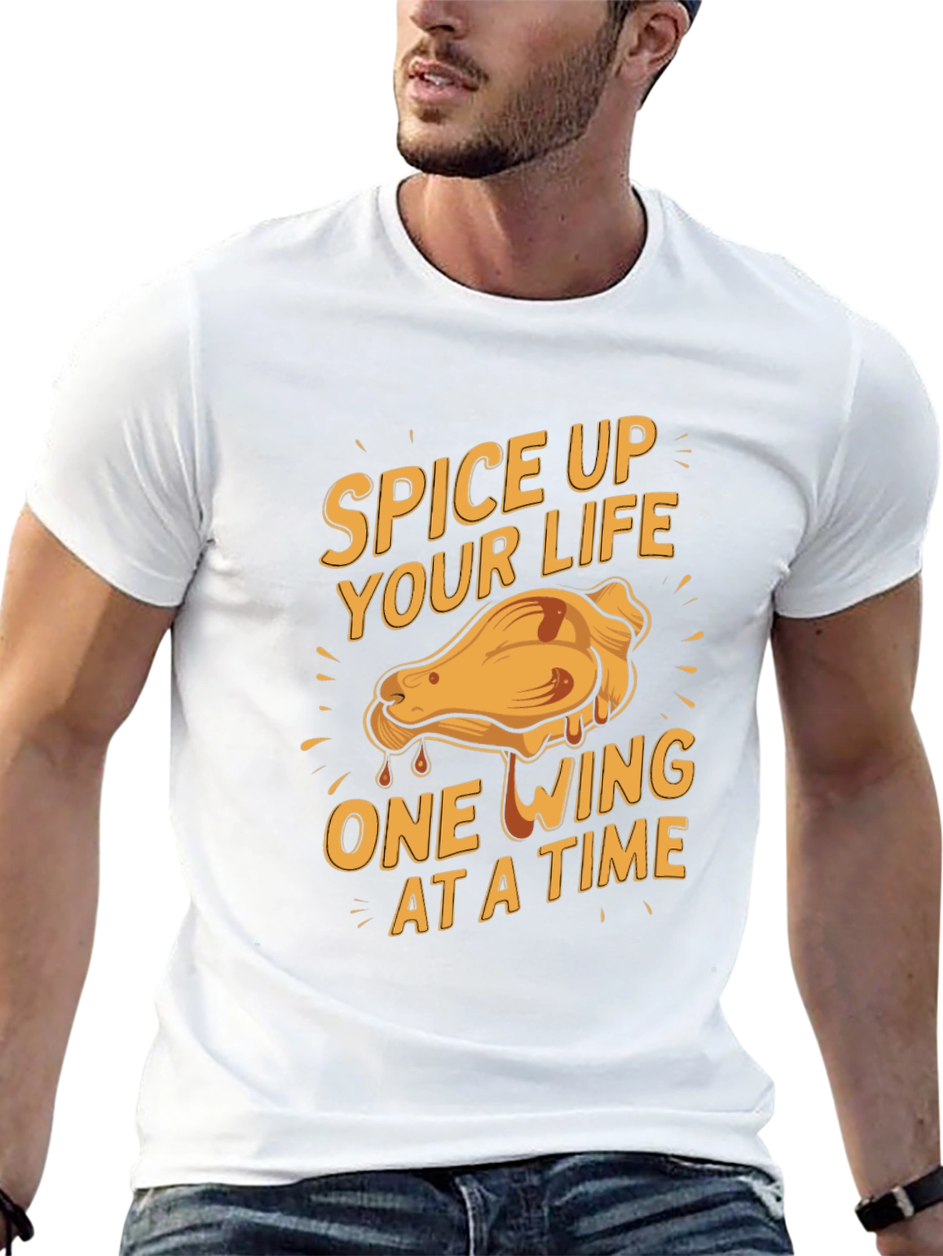 Spice Up Your Life Chicken Wing Graphic Tee