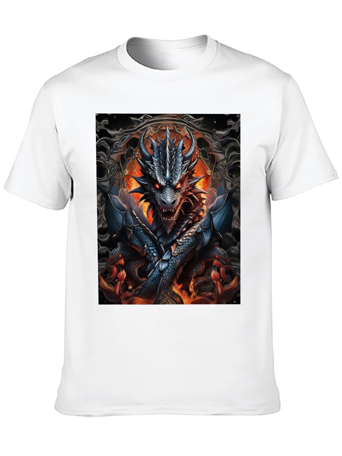 Dragon Fire T-Shirt - Fantasy Graphic Tee