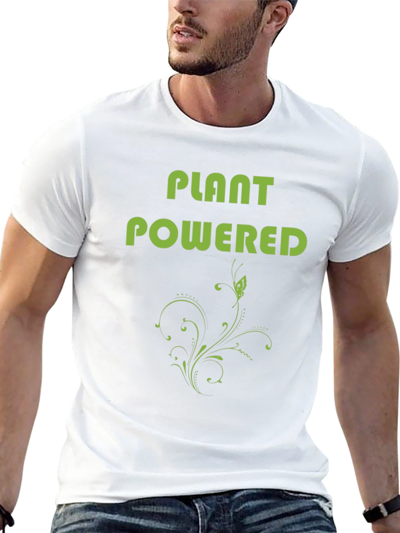 Plant Powered Graphic Tee - Vegan Friendly
