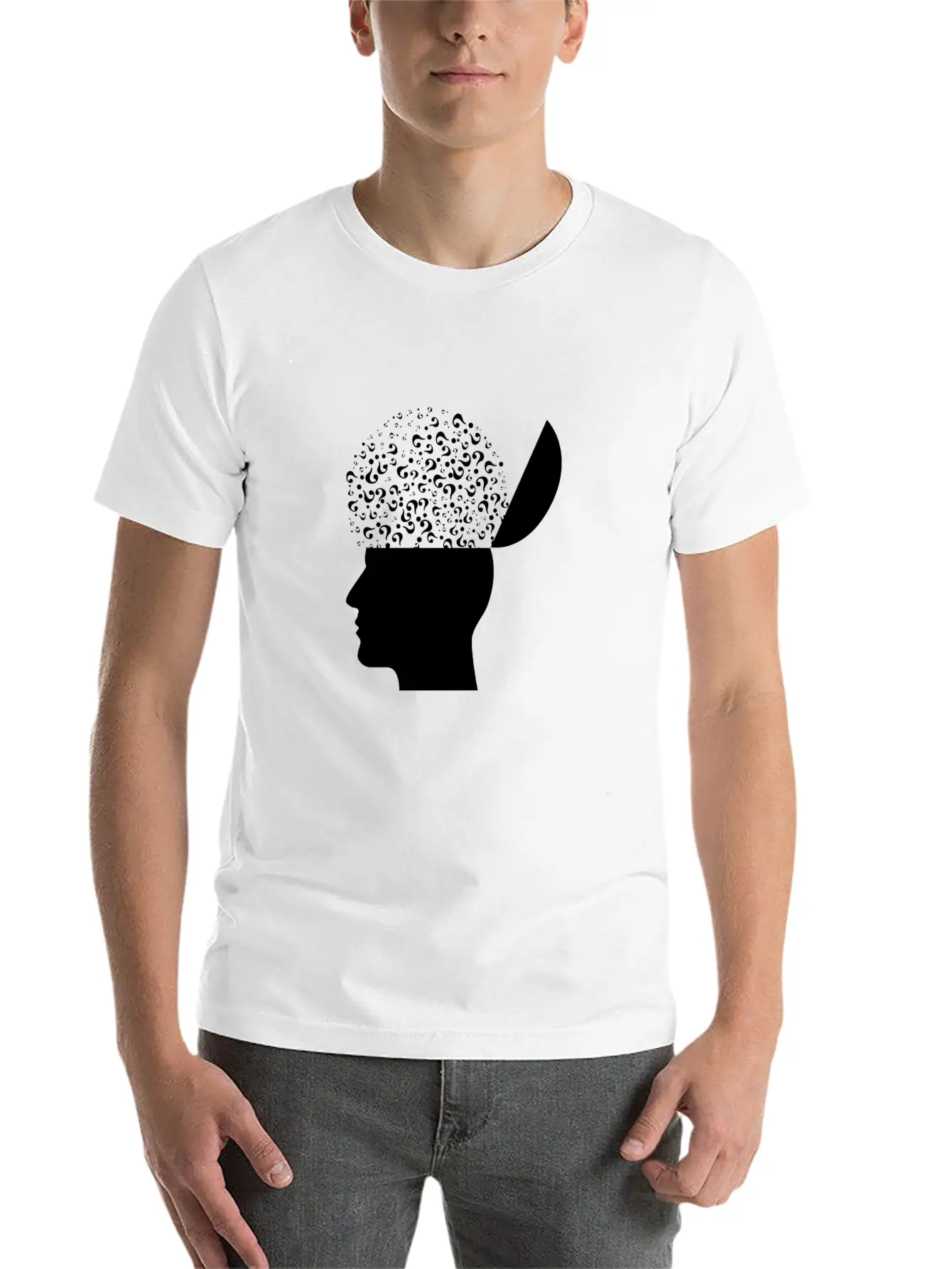 OPEN MIND! GIFT IDEA Unisex Casual T-Shirt – Clean Design For Daily Comfort