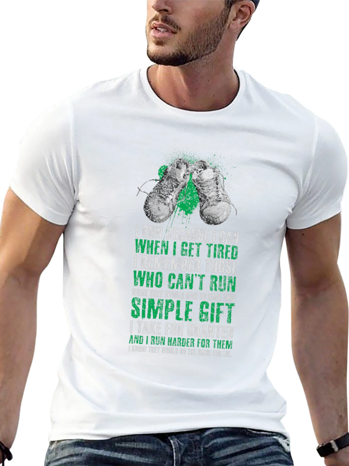 Motivational Running T-Shirt - Gift of Running