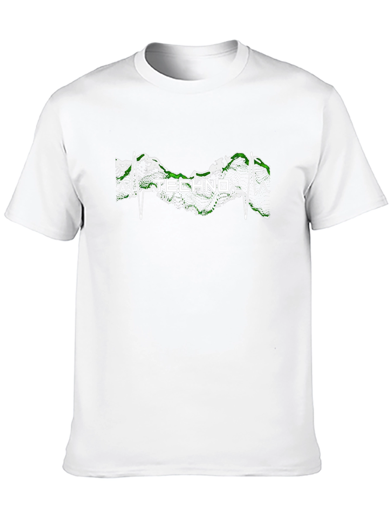 Techno Pulse T-Shirt - Mountain Beat Design
