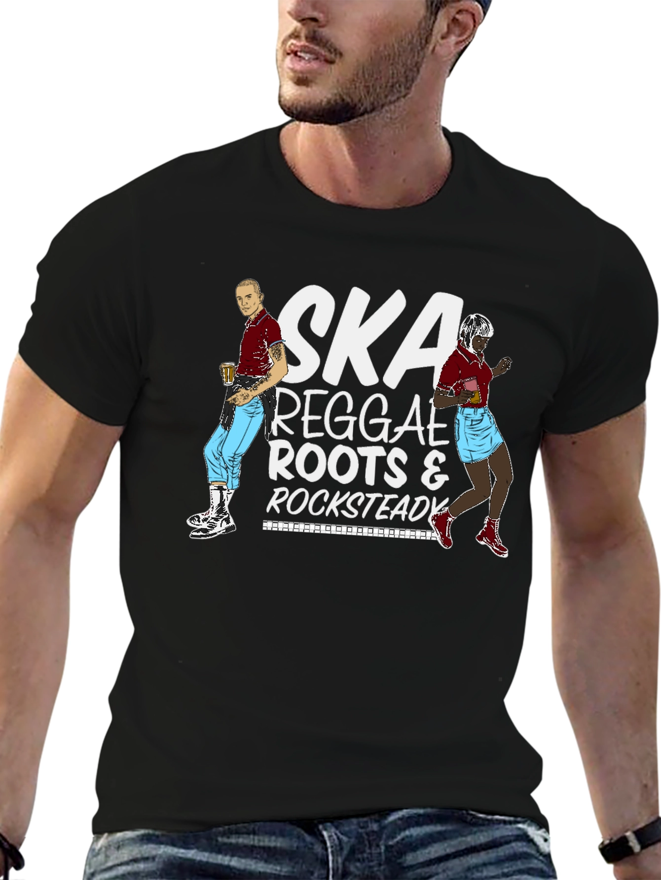 Ska Reggae Roots & Rocksteady Graphic T-Shirt