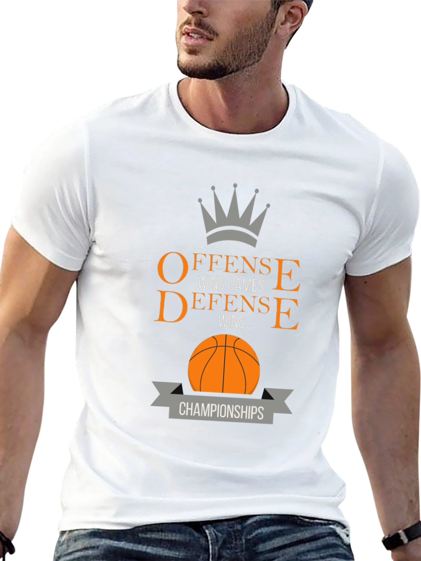Offense Wins Games T-Shirt - Basketball Champs