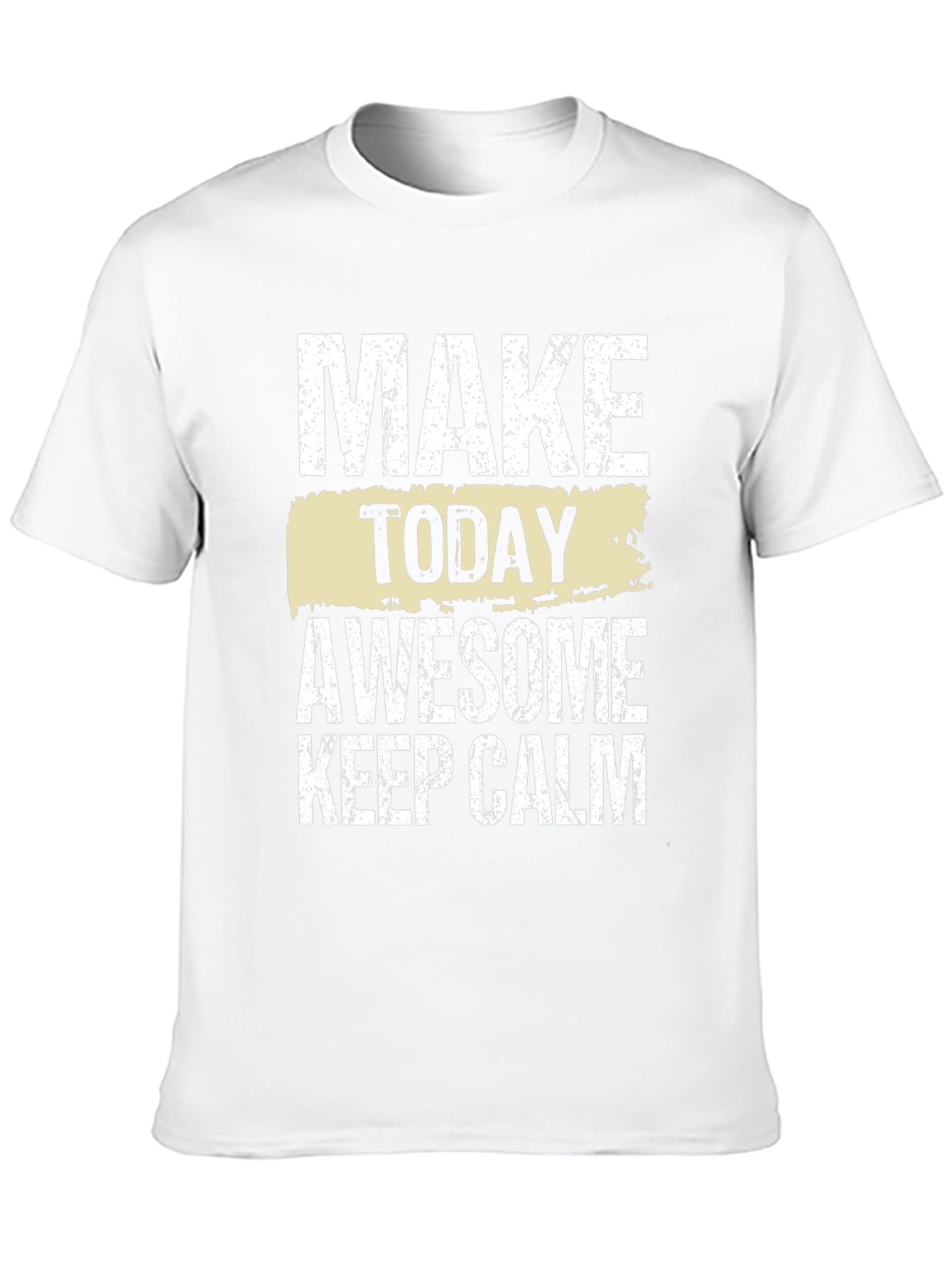 Make Today Awesome Mens Black Graphic Tee