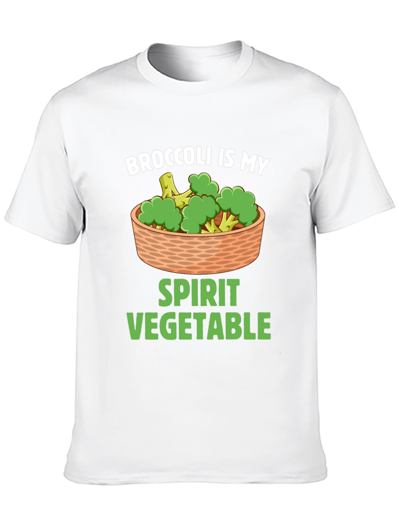 Broccoli Is My Spirit Vegetable Graphic T-Shirt